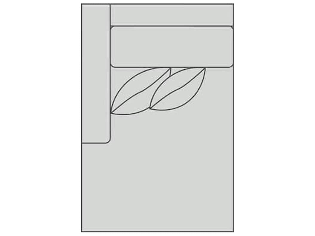 Lillian August Upholstery Leather Lange Lt Arm Chaise