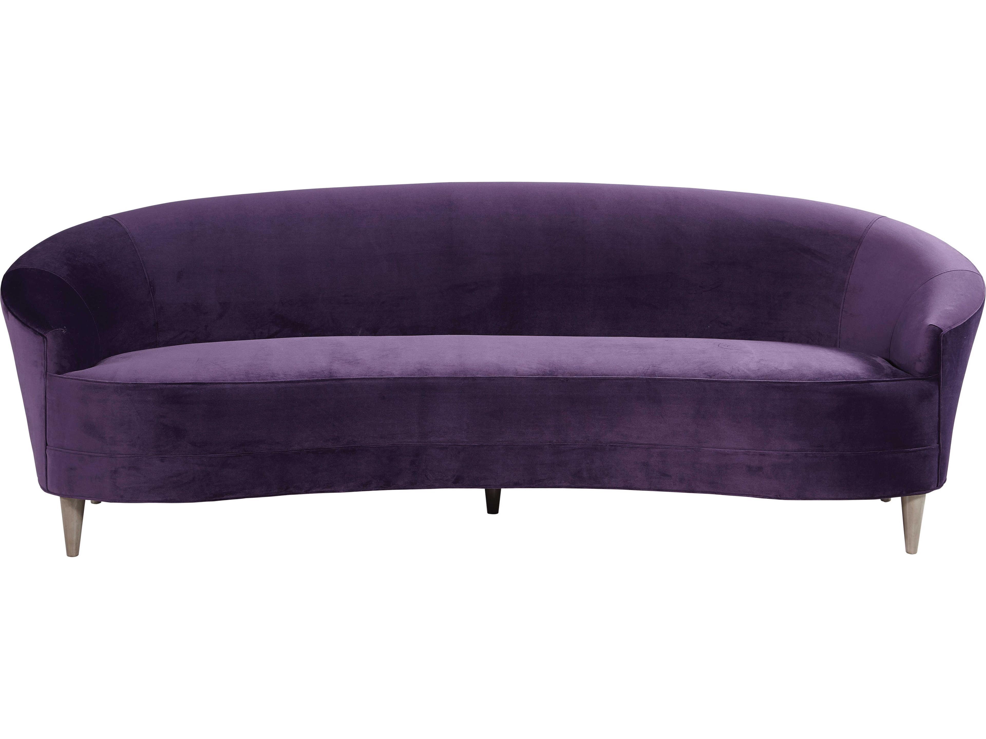 Lillian August Modern Living Lexham Navy Elm Upholstered Sofa