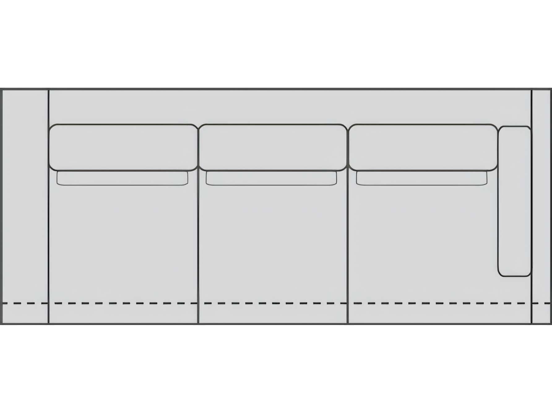 Lillian August Corso Left Arm Corner Sofa