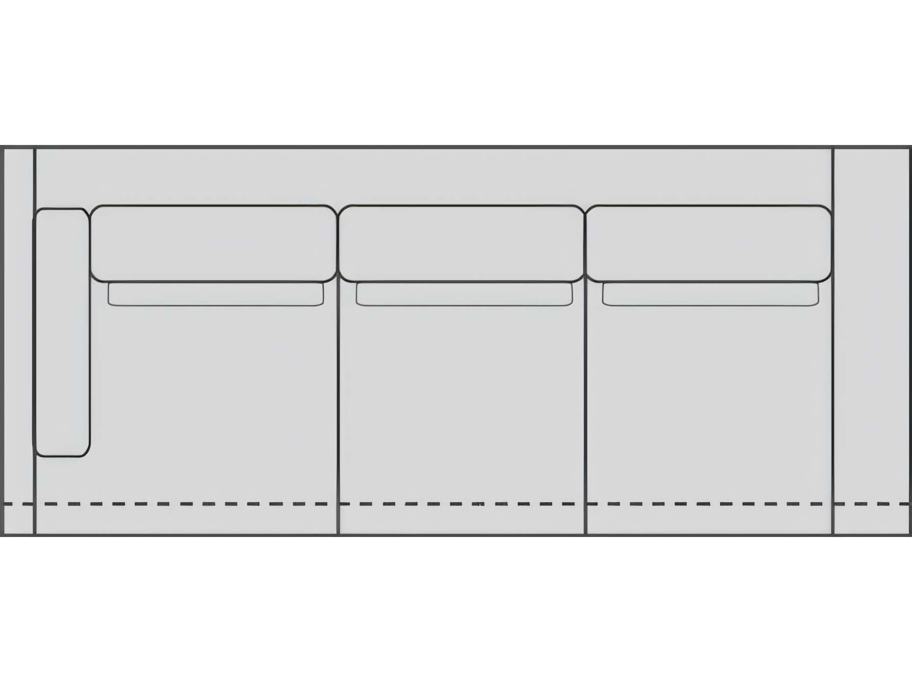 Lillian August Corso Right Arm Corner Sofa