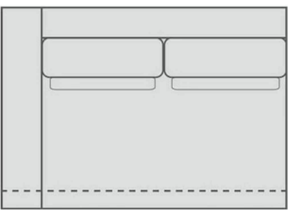 Lillian August Corso Left Arm Loveseat