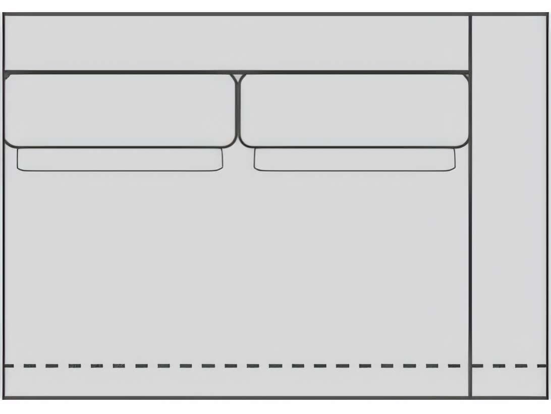 Lillian August Corso Rt Arm Loveseat