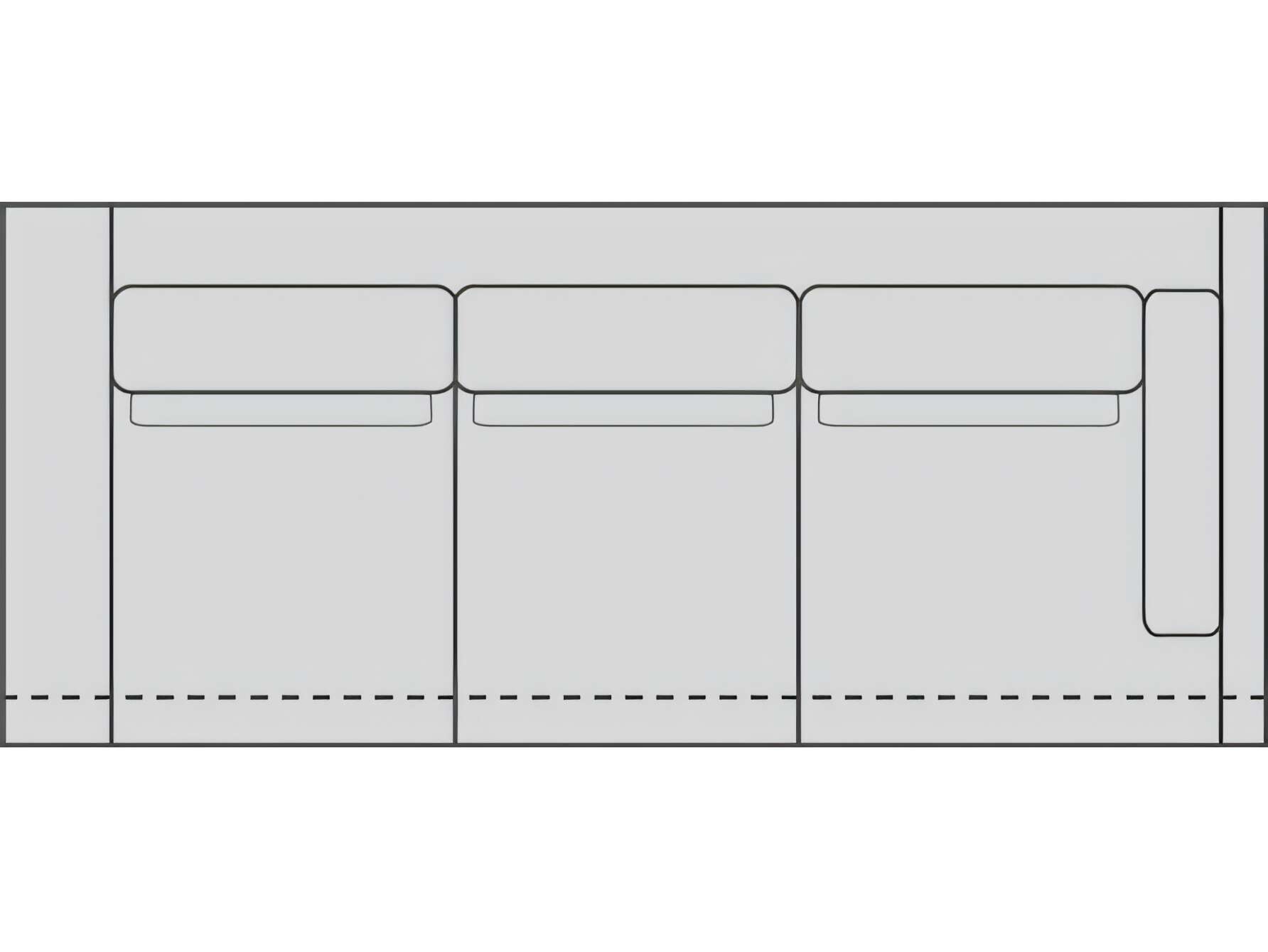 Lillian August Corso Left Arm Corner Sofa