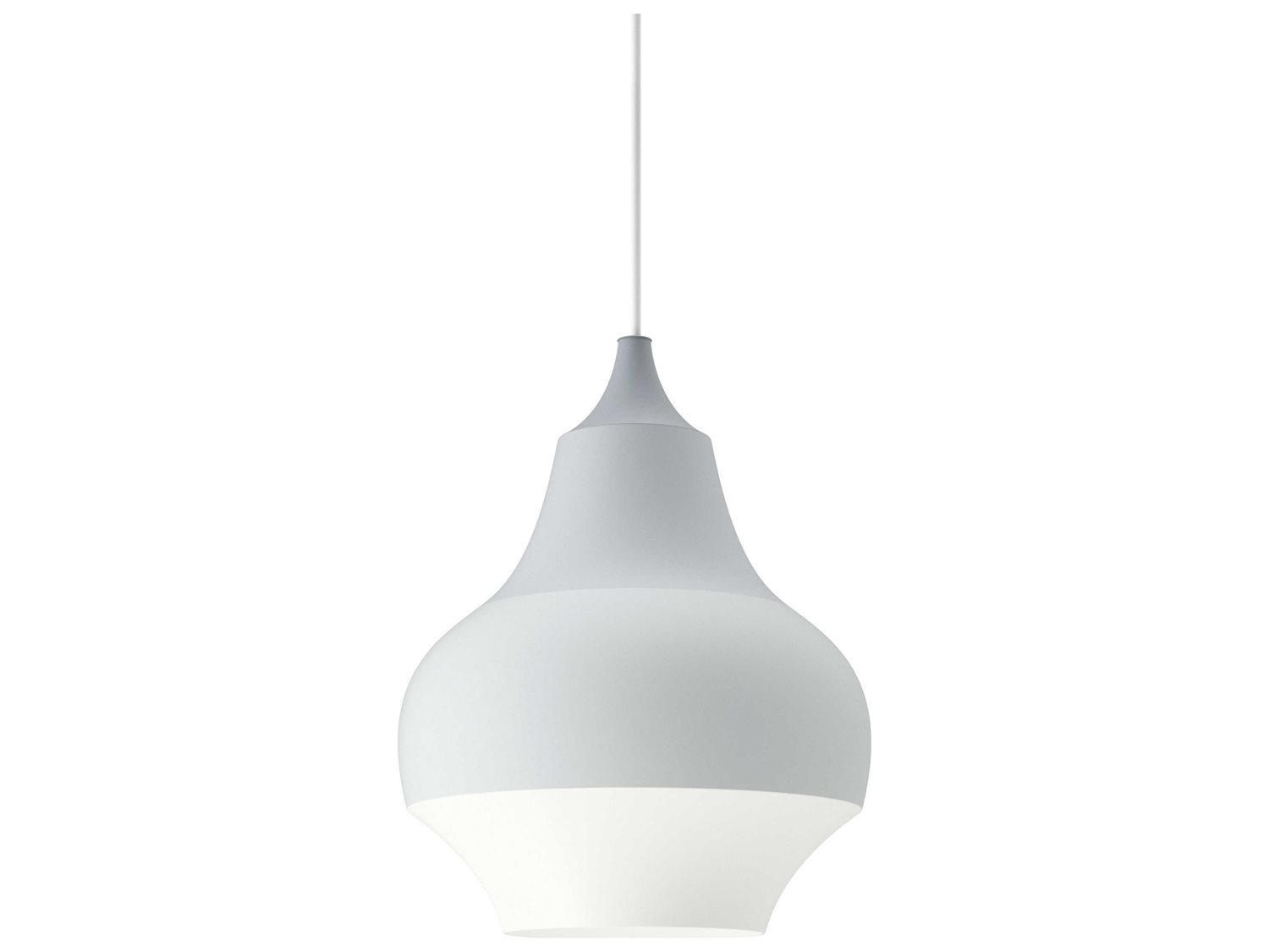 Louis Poulsen Cirque 1-Light Grey Bell Mini Pendant