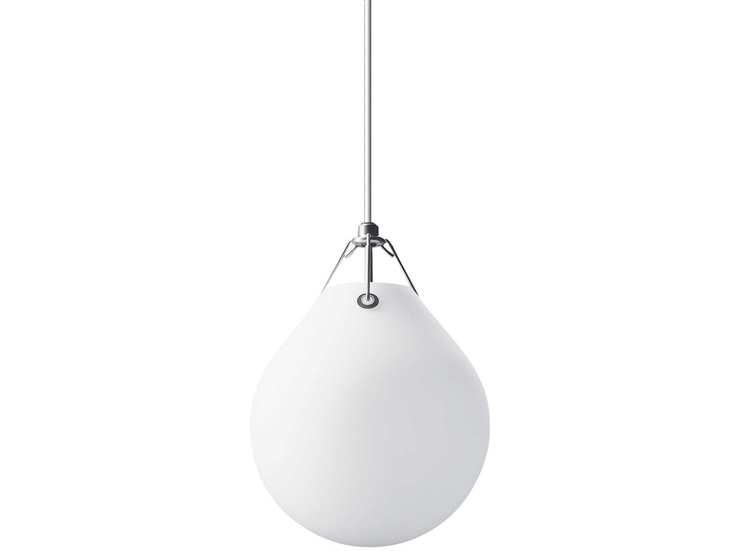Louis Poulsen Moser 1-Light Opal Steel Glass Globe Mini Pendant