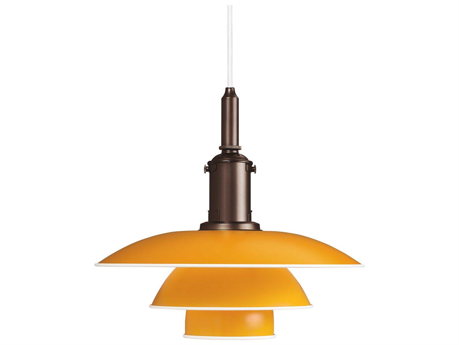 Louis Poulsen PH-3/3 1-Light Yellow LED Tiered Mini Pendant