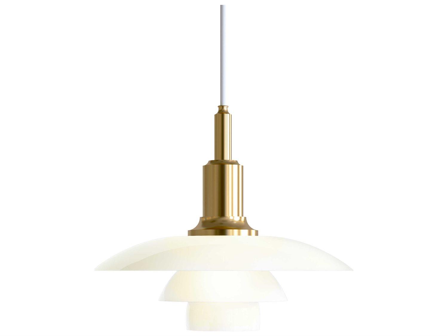 Louis Poulsen PH-3/2 1-Light Brass LED Tiered Mini Pendant