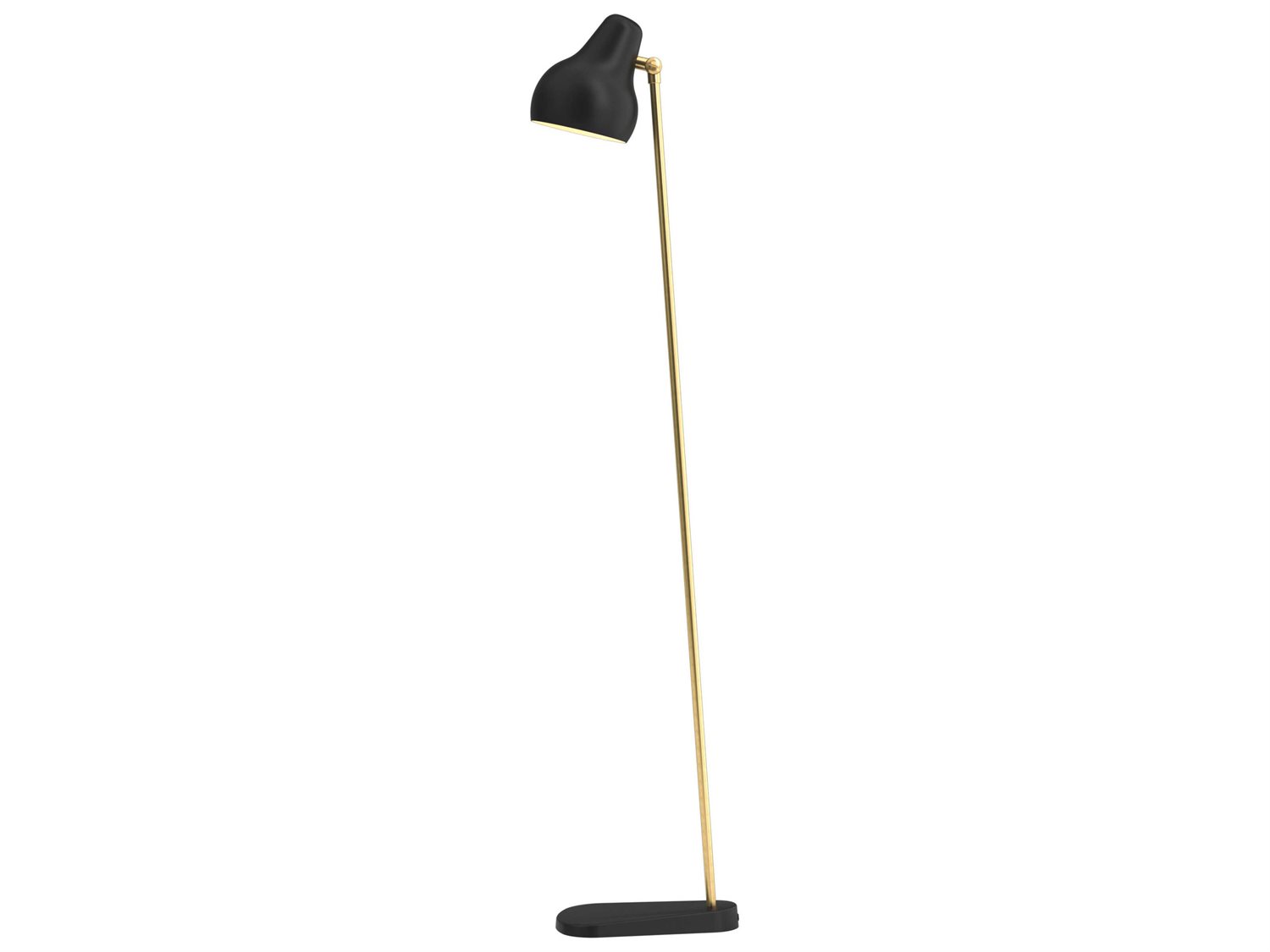 Louis Poulsen VL38 LED Black Floor Lamp