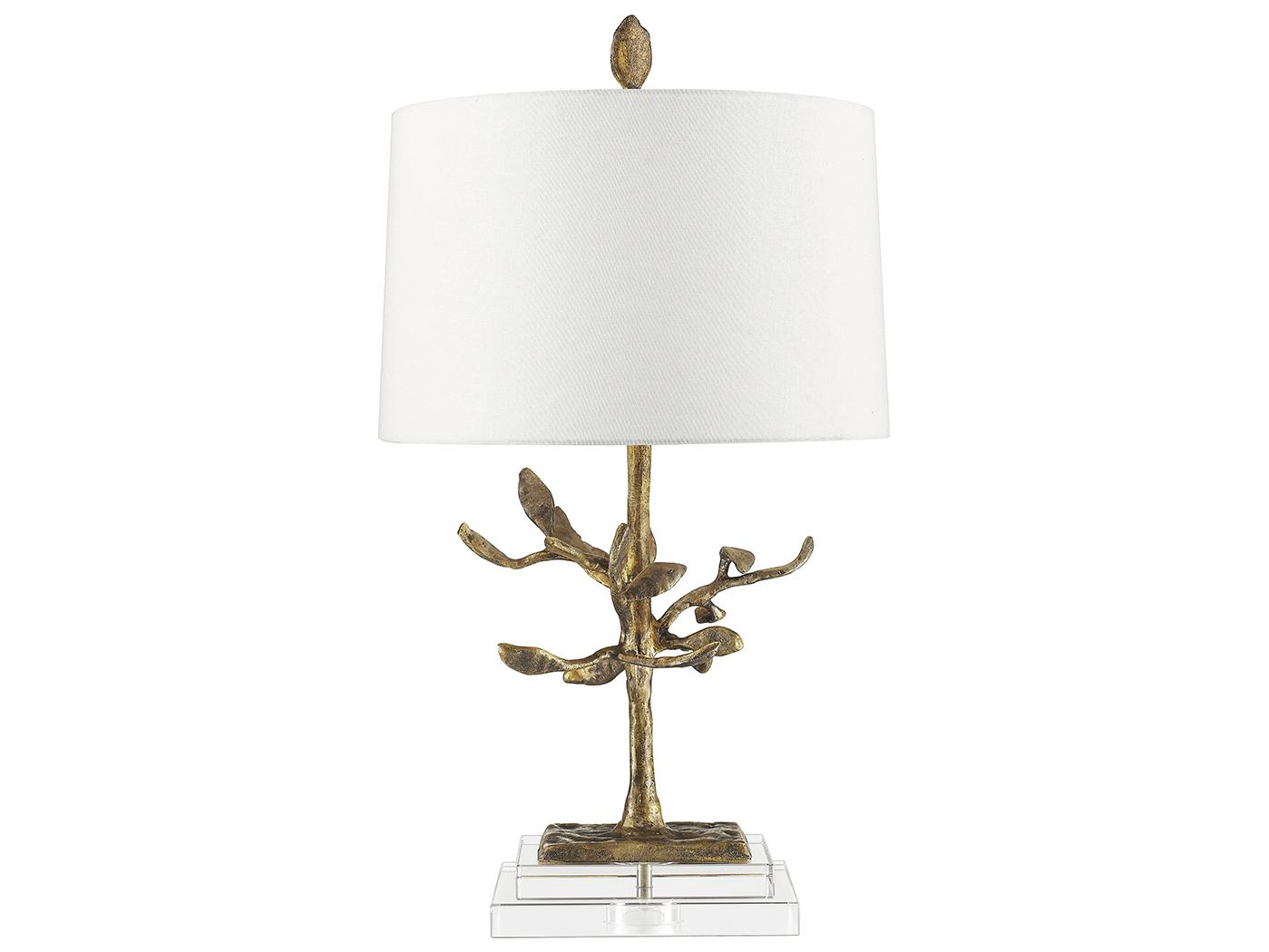 Lucas McKearn Audubon Distressed Gold Table Lamp