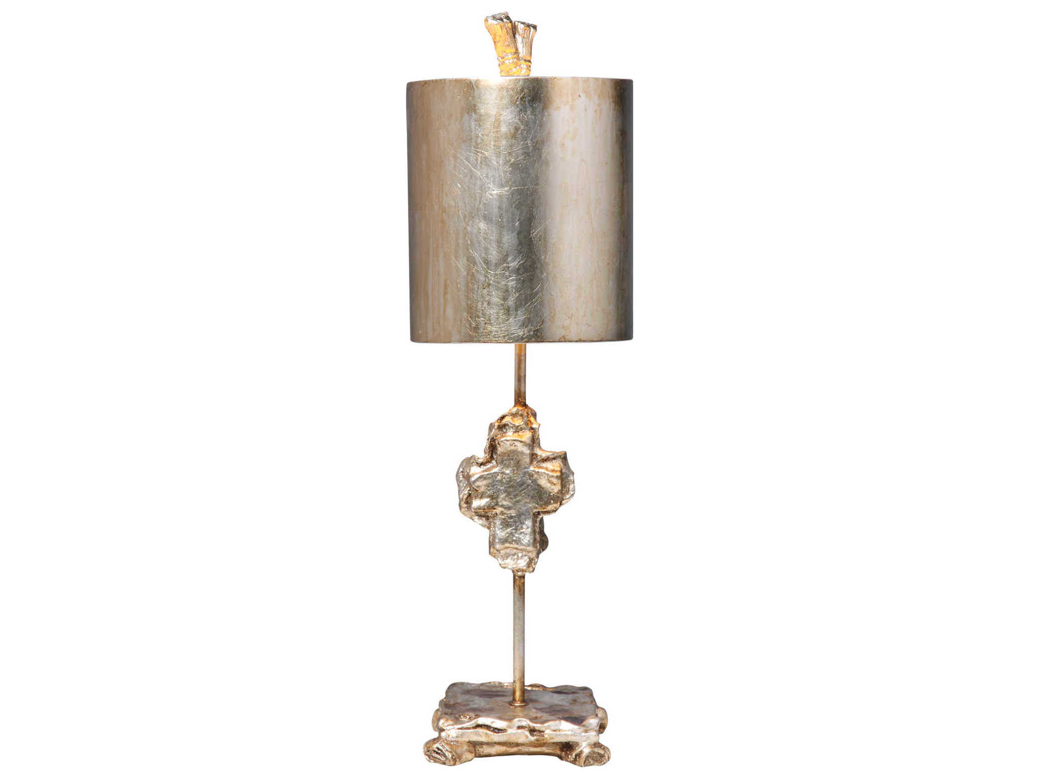 Lucas McKearn Cross Silver Leaf Table Lamp