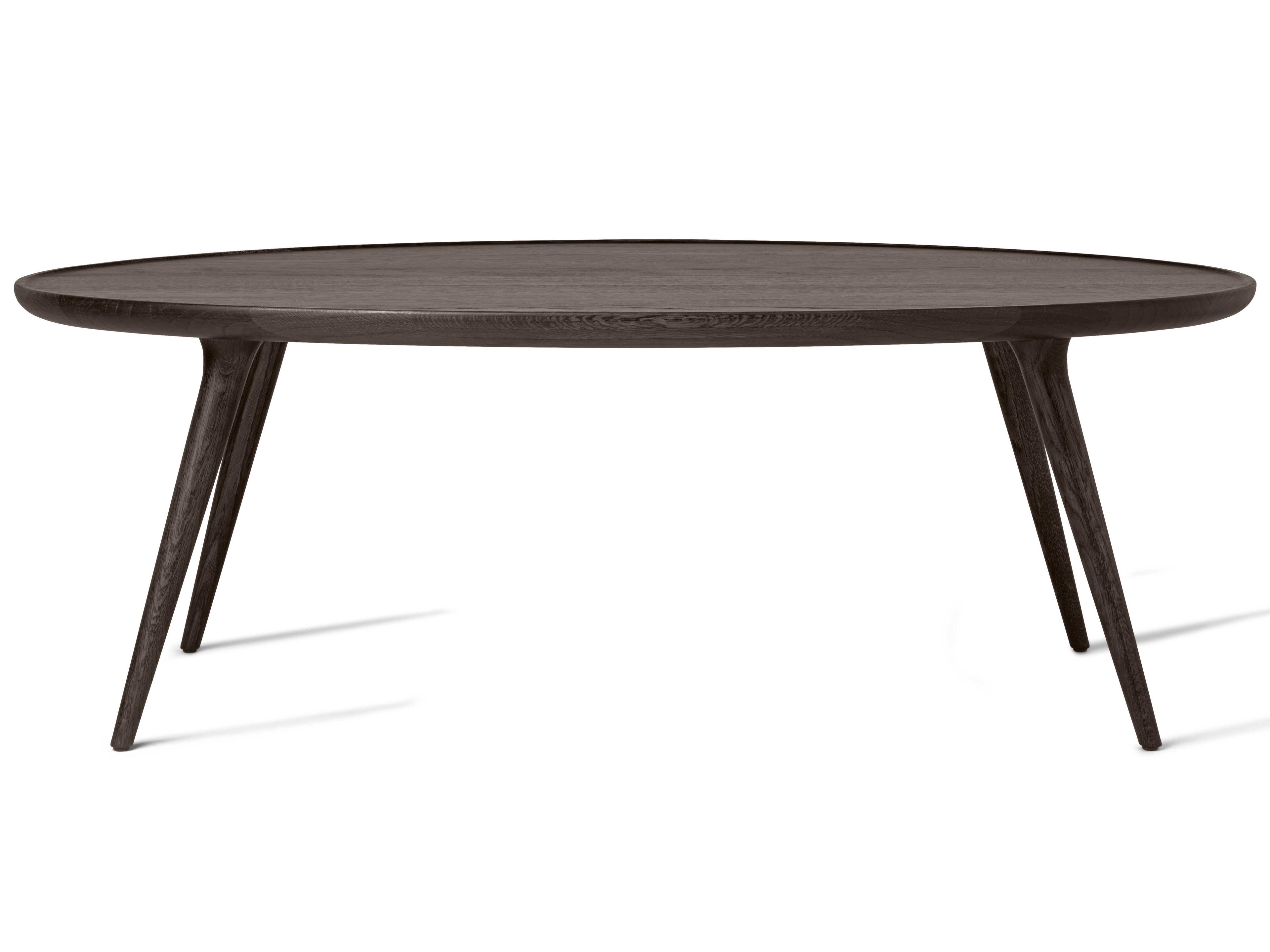 Mater Oval Wood Sirka Grey Coffee Table