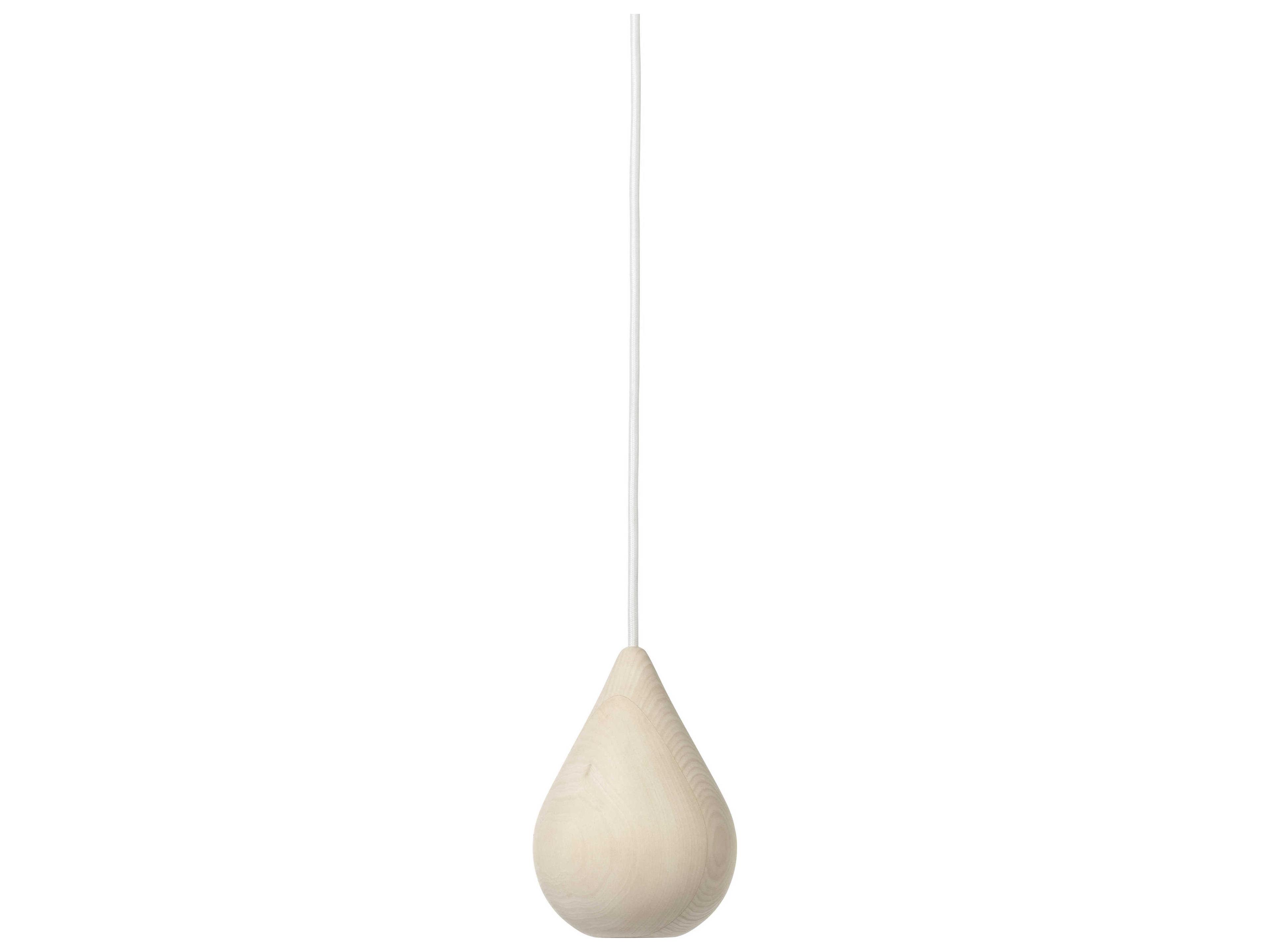 Mater Liuku Matt Lacquered Off White LED Bell Geometric Mini Pendant