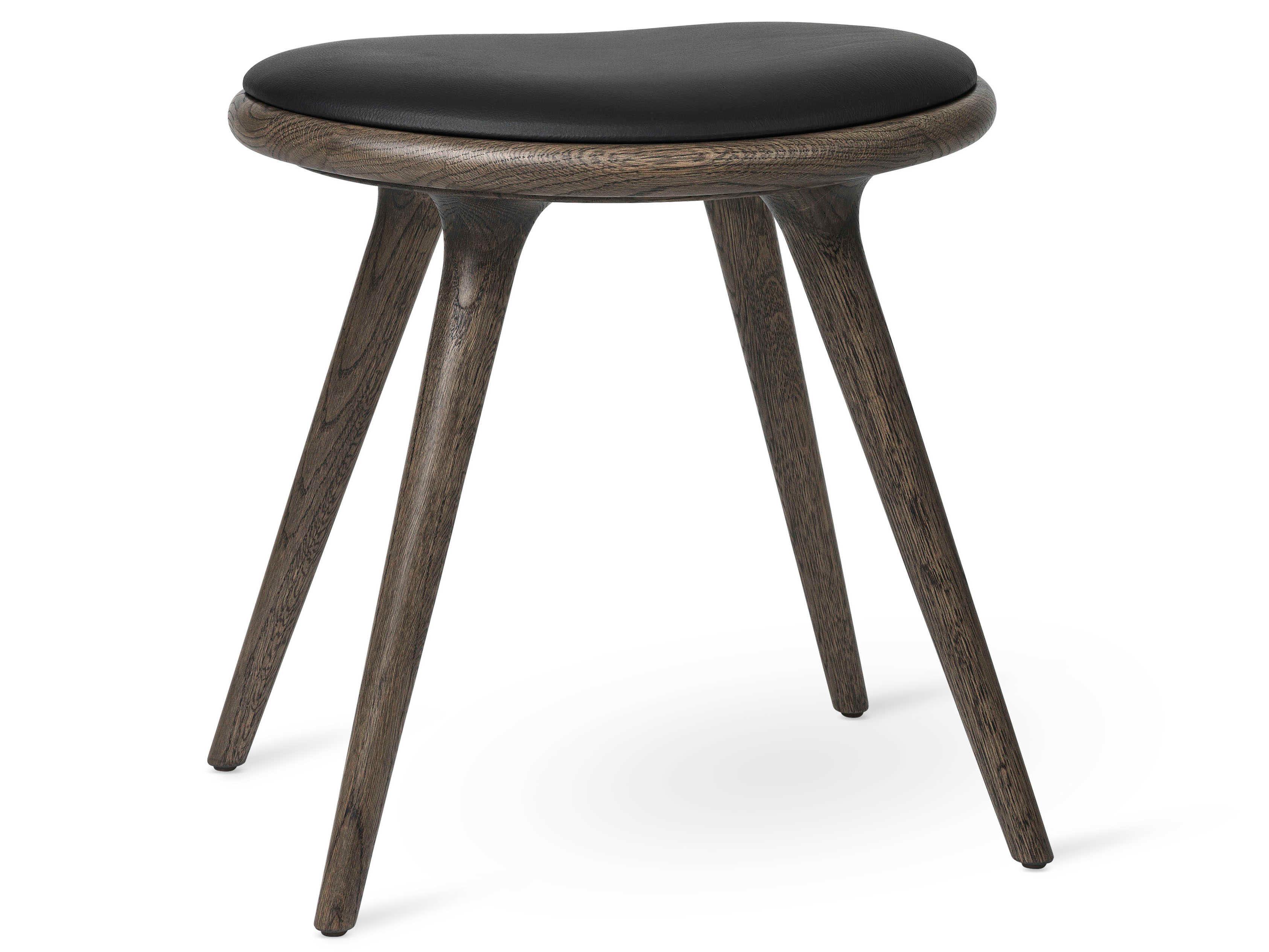 Mater Space Leather Gray Upholstered Side Dining Chair