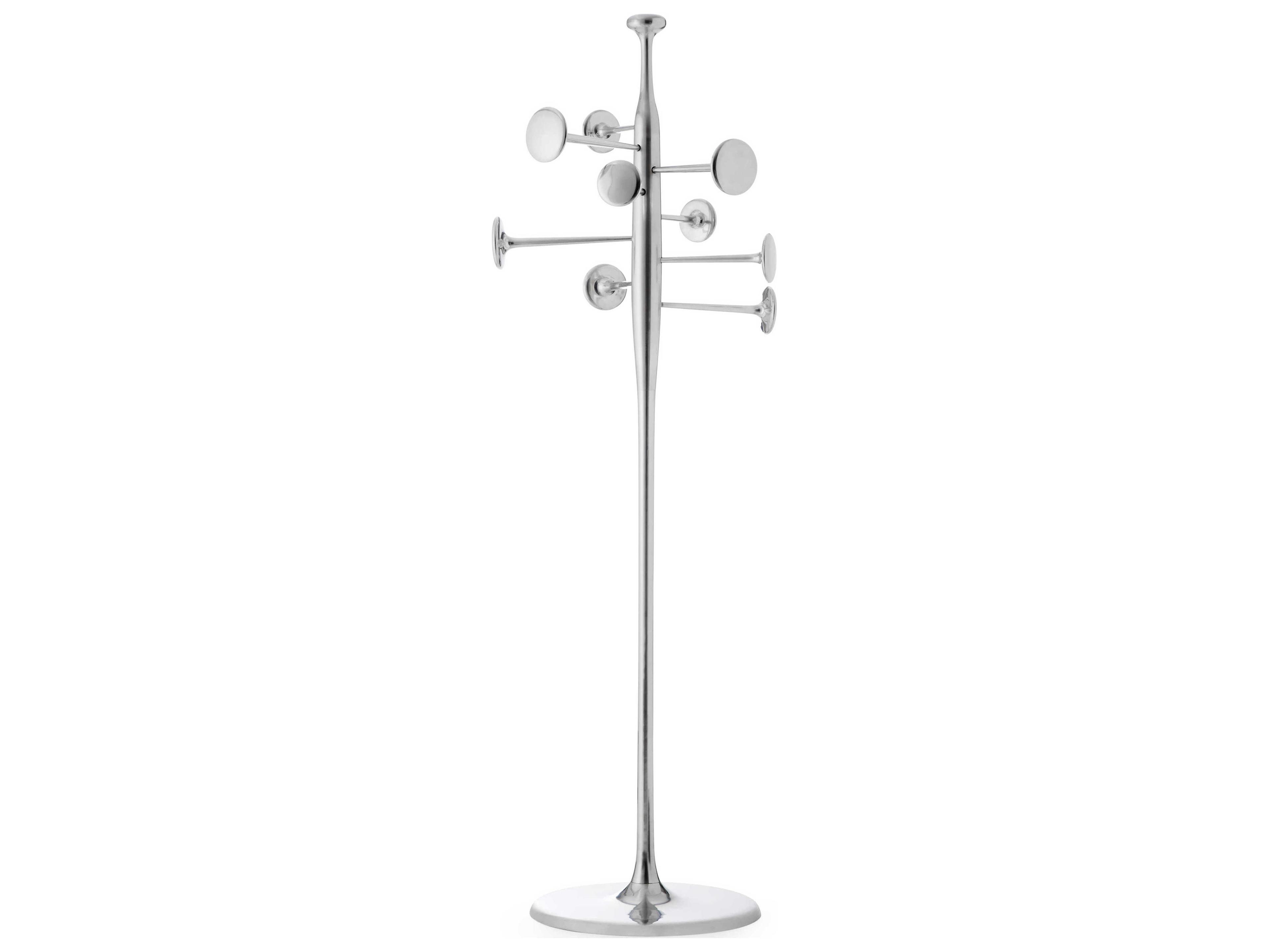 Mater Trumpet Polished Aluminum Coat Rack