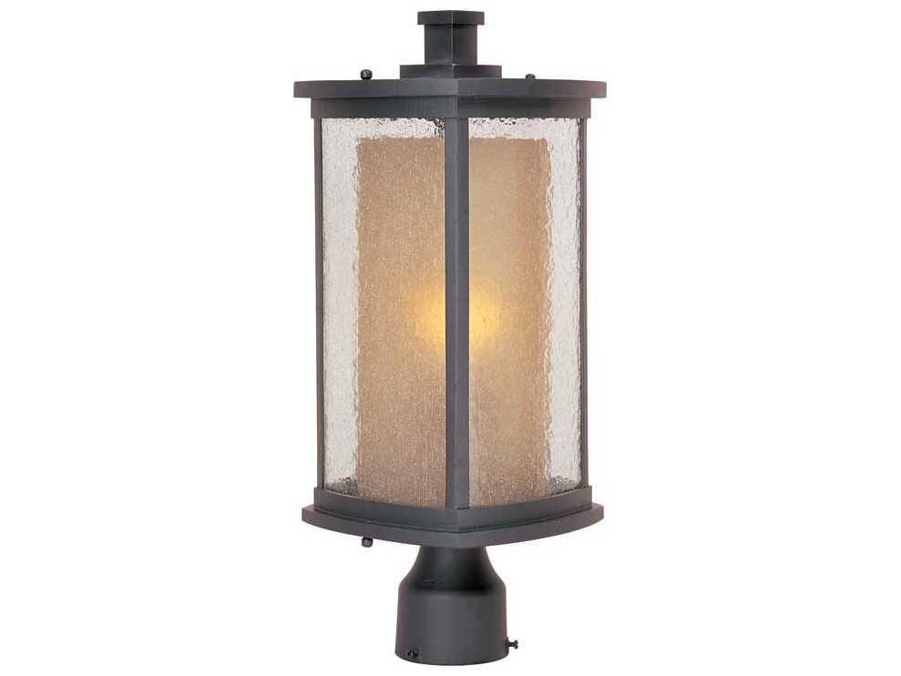Maxim Lighting Bungalow & Seedy-Wilshire Glass Incandescent Outdoor Post Light