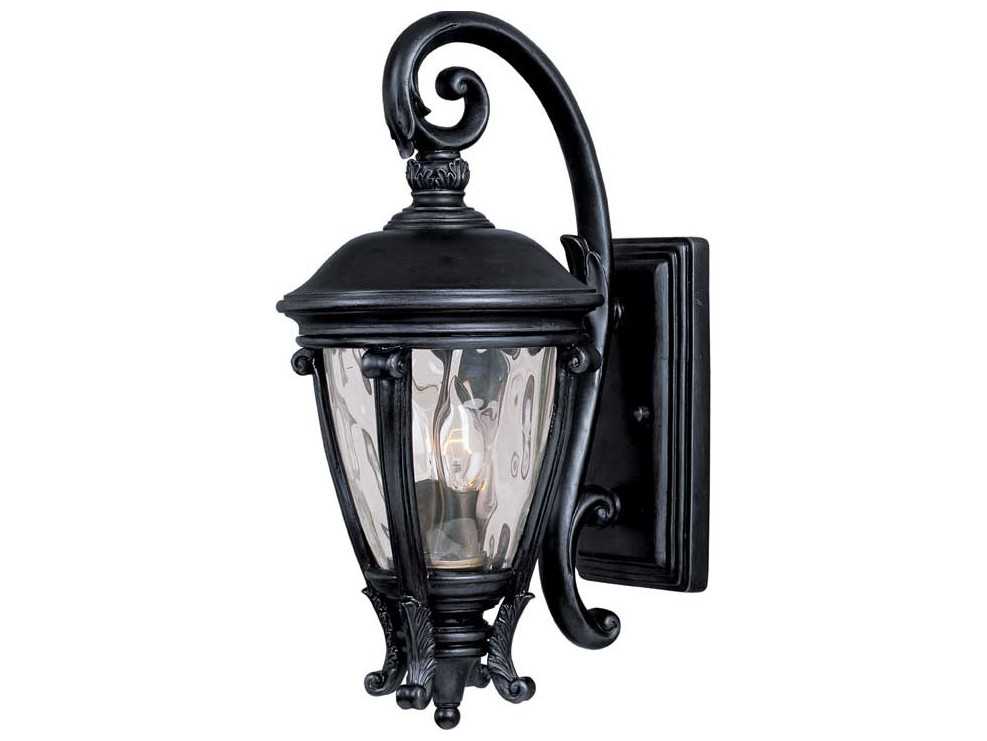 Maxim Lighting Camden & Water Glass Outdoor Wall Light