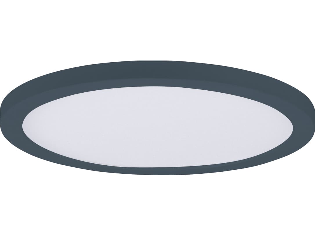 Maxim Lighting Chip 1-Light Black LED Round Flush Mount