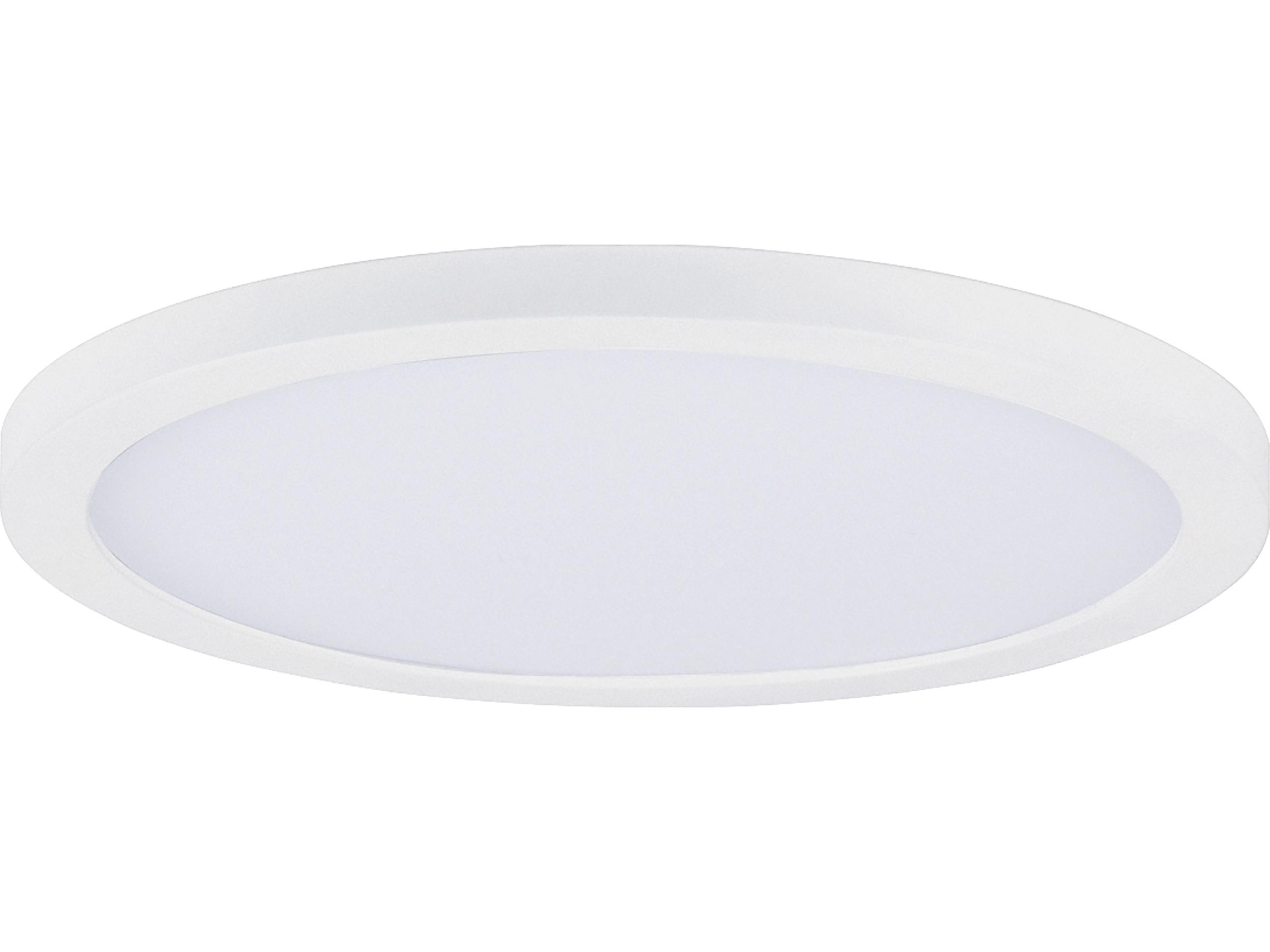 Maxim Lighting Chip 1-Light White LED Round Flush Mount