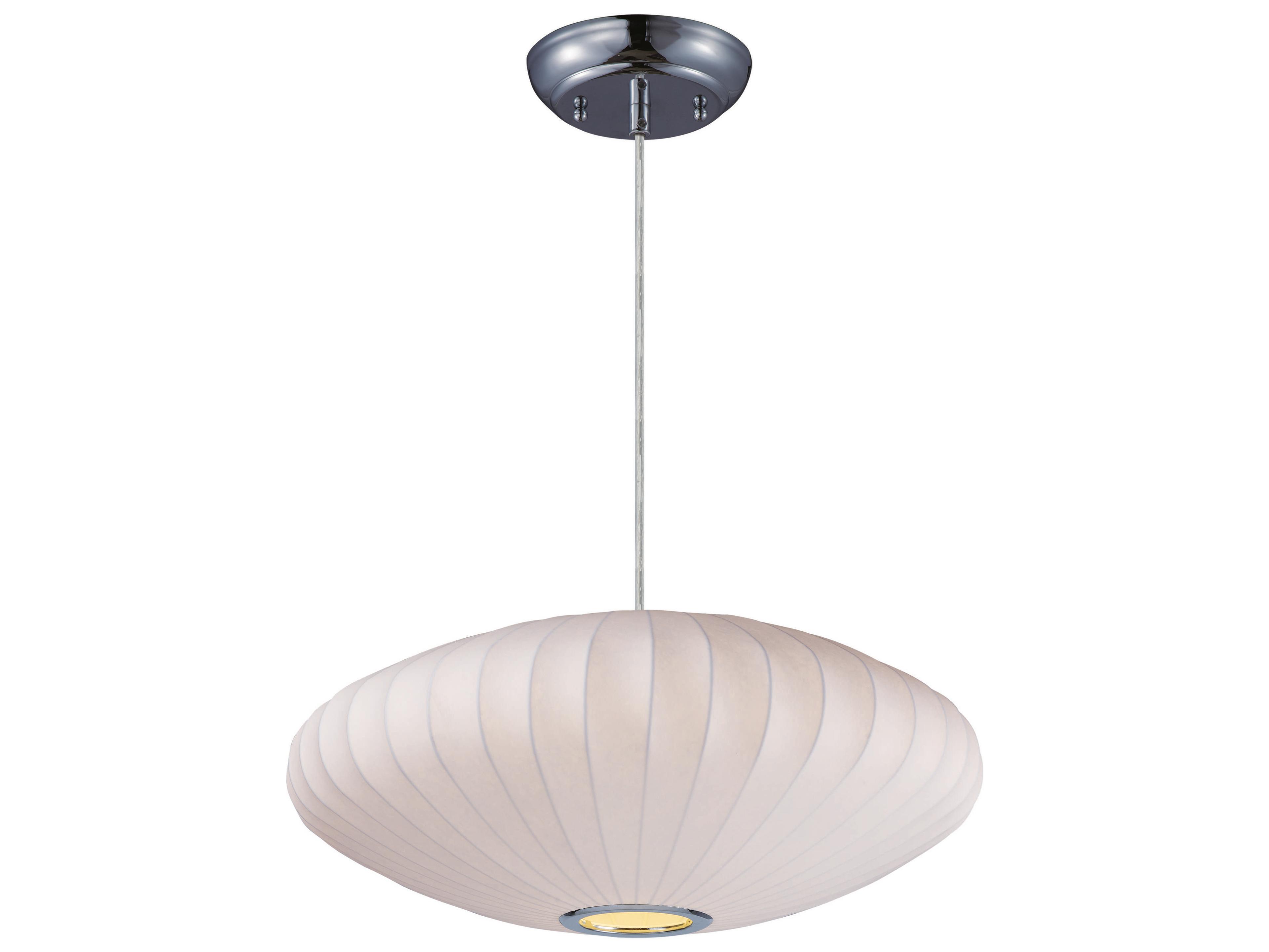 Maxim Lighting Cocoon 1-Light Polished Chrome Round Pendant