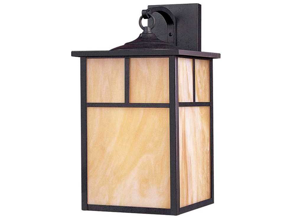Maxim Lighting Coldwater Outdoor & Honey Glass Incandescent Wall Light