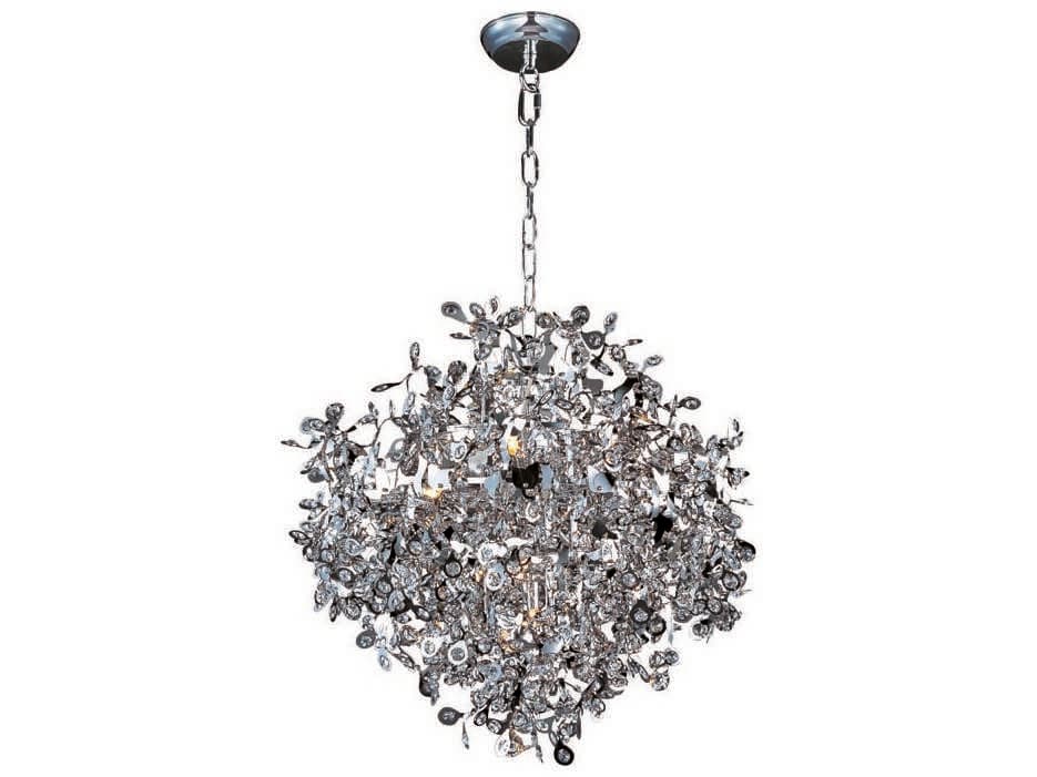Maxim Lighting Comet 1-Light Polished Chrome Crystal Glass Pendant