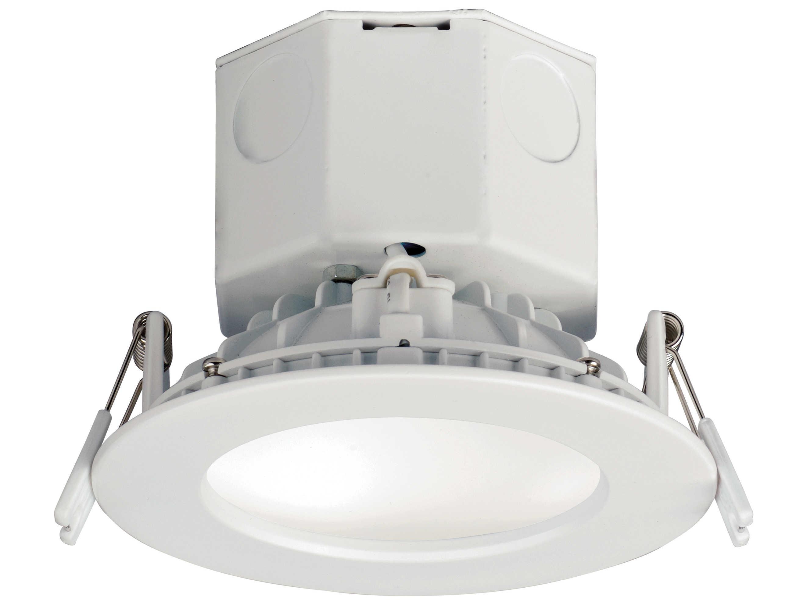 Maxim Lighting Cove 1-Light White Glass LED Dome Round Recessed Light