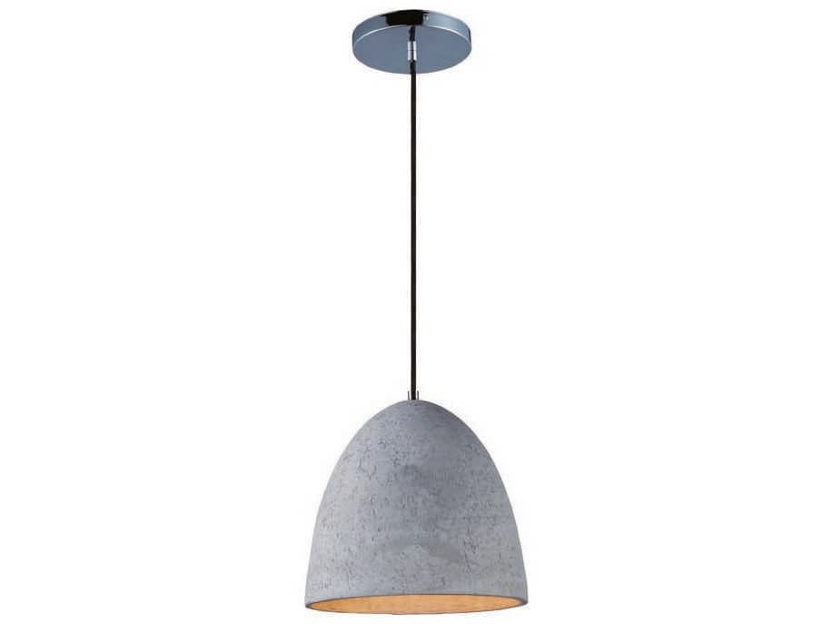 Maxim Lighting Crete 1-Light Polished Chrome LED Bell Dome Pendant