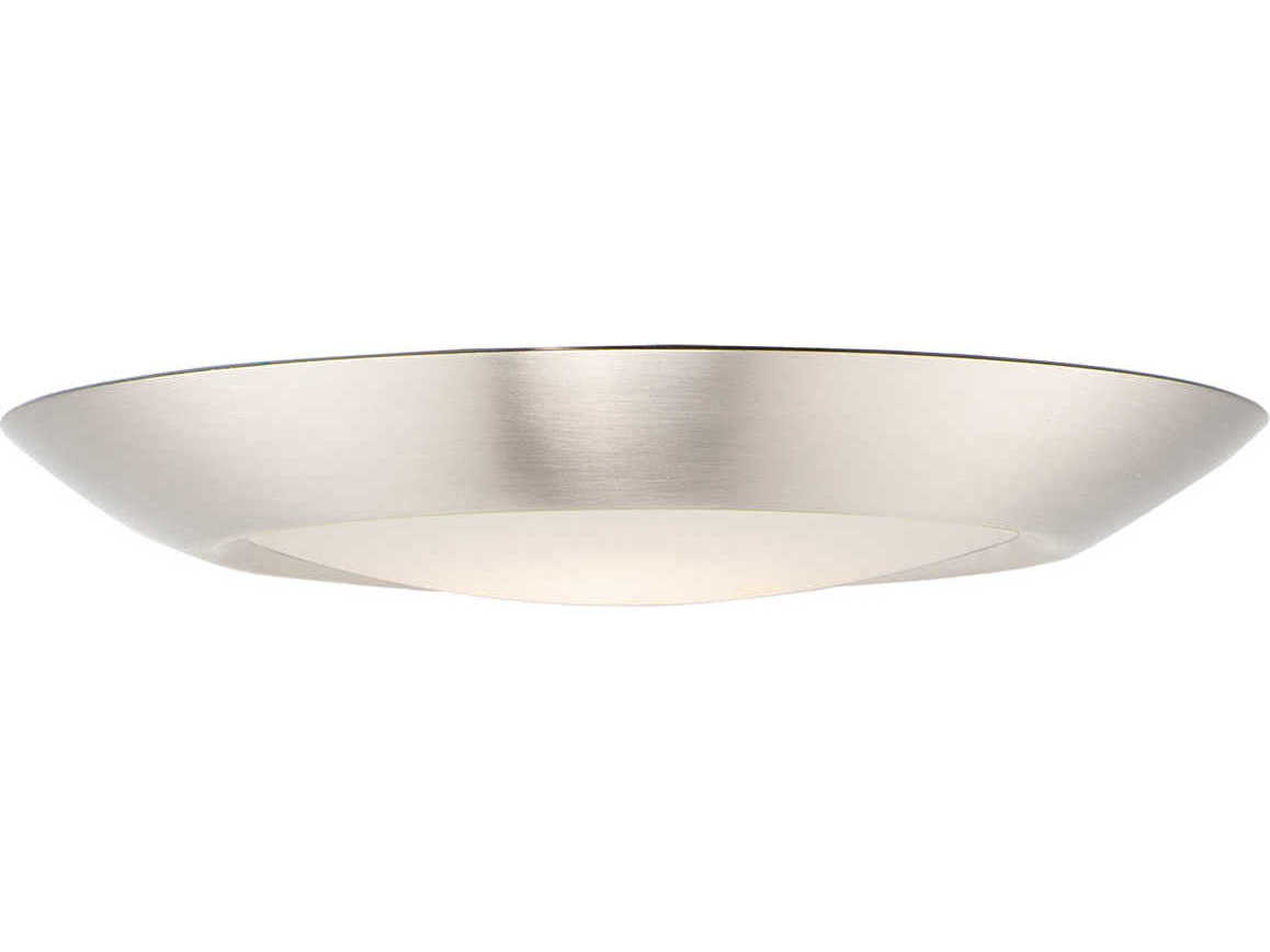 Maxim Lighting Diverse 1-Light Satin Nickel LED Bowl Flush Mount