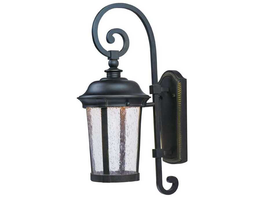 Maxim Lighting Dover & Seedy Glass LED Outdoor Wall Light