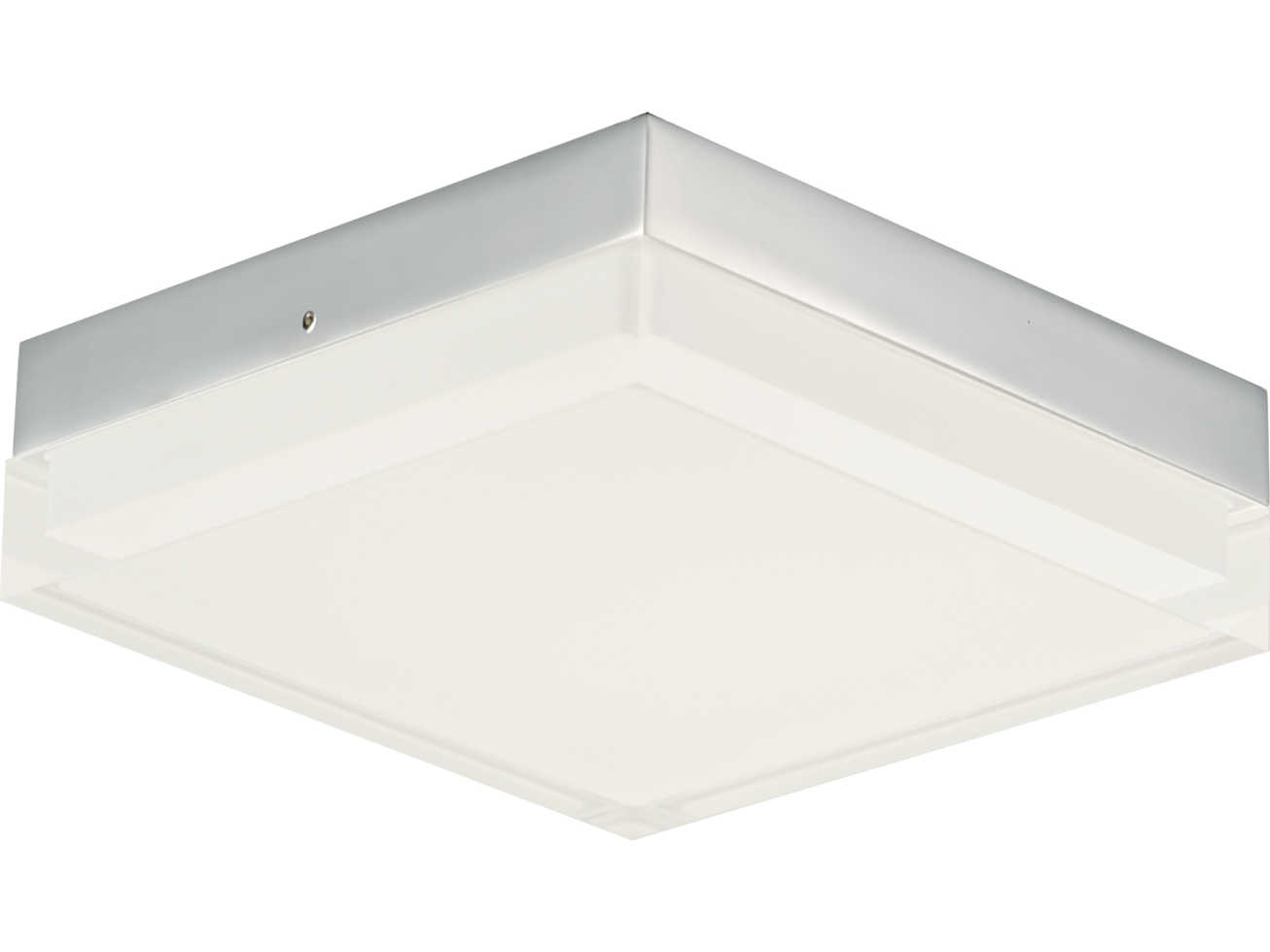 Maxim Lighting Illuminaire Ii 1-Light Polished Chrome LED Flush Mount