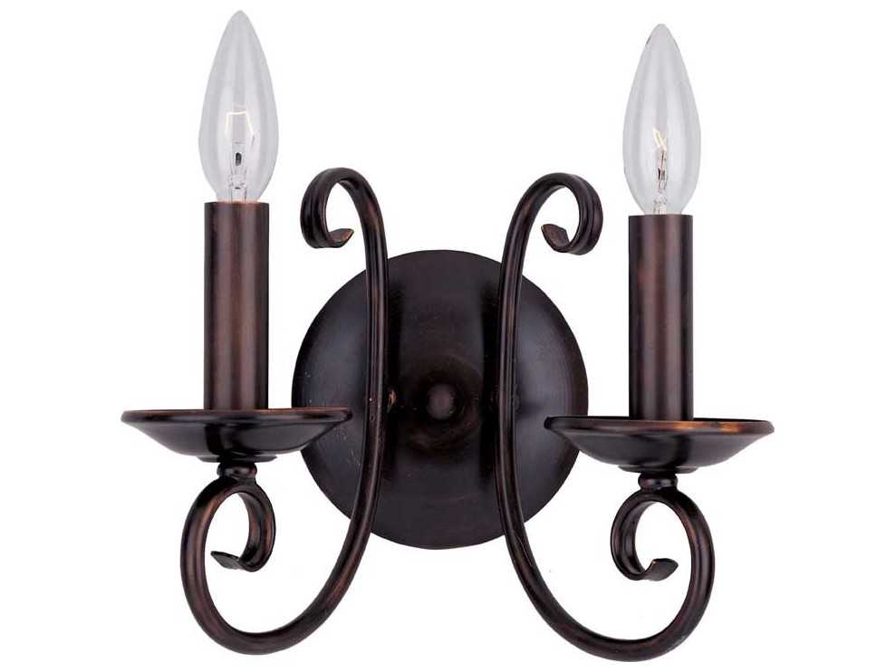 Maxim Lighting Loft 2-Light Oil Rubbed Bronze Wall Sconce