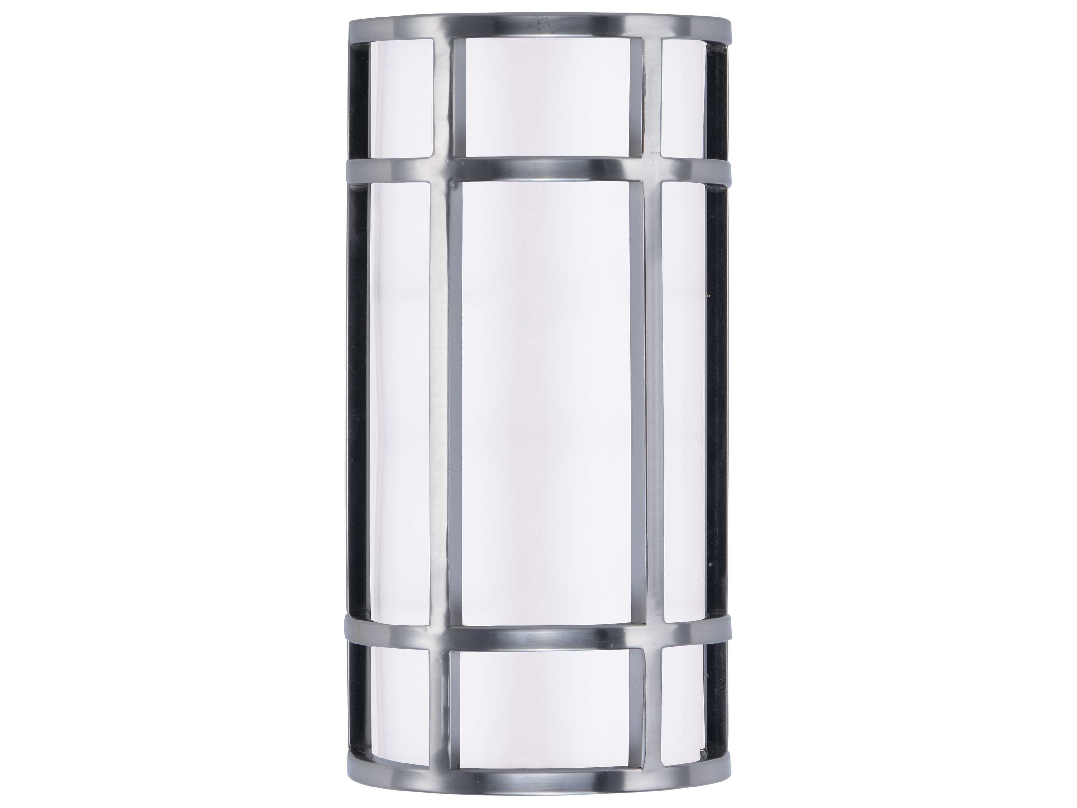 Maxim Lighting Moon Ray with White Glass LED Outdoor Wall Light