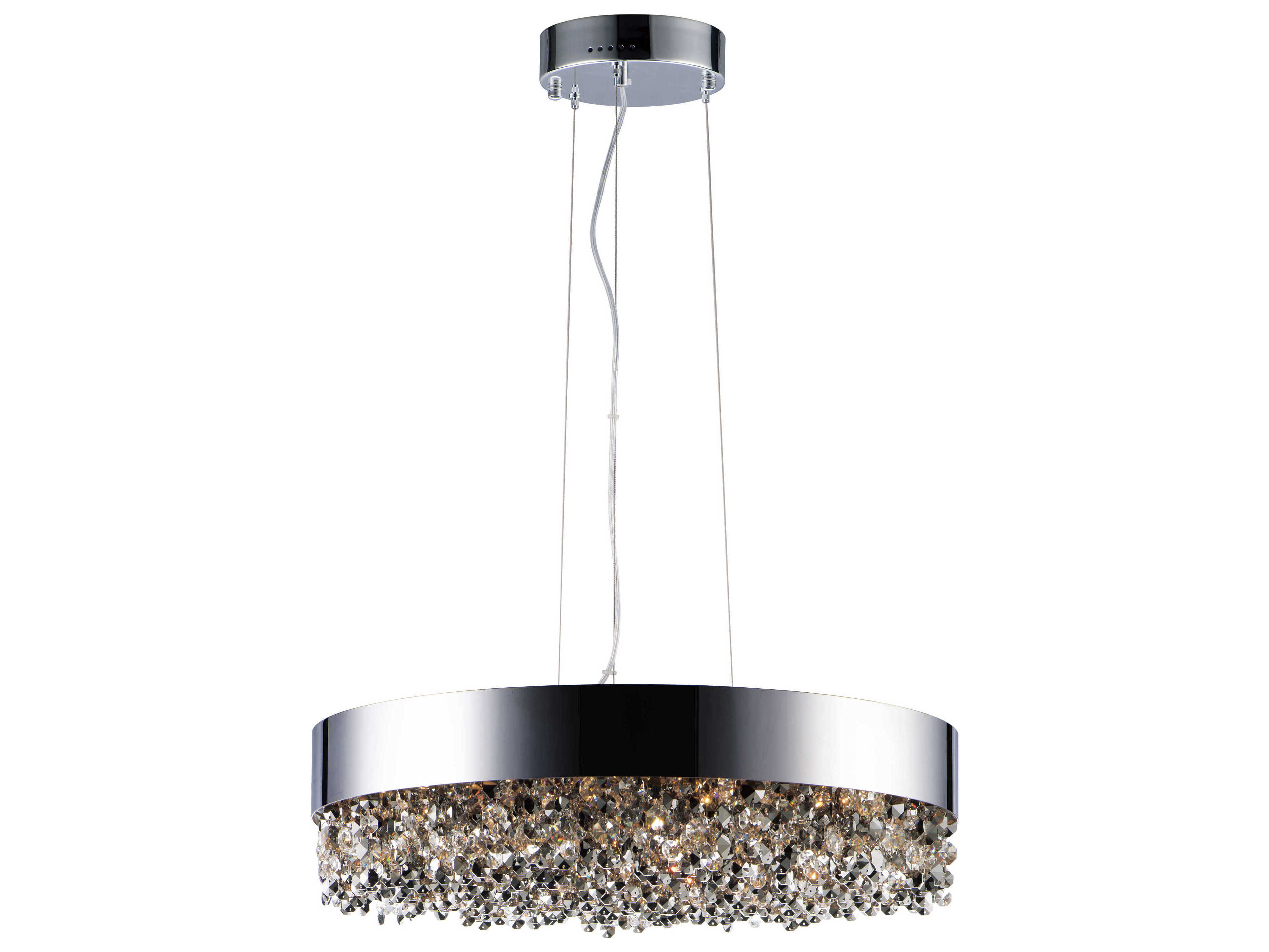 Maxim Lighting Mystic 16-Light-Light6 Polished Chrome Crystal LED Drum Pendant