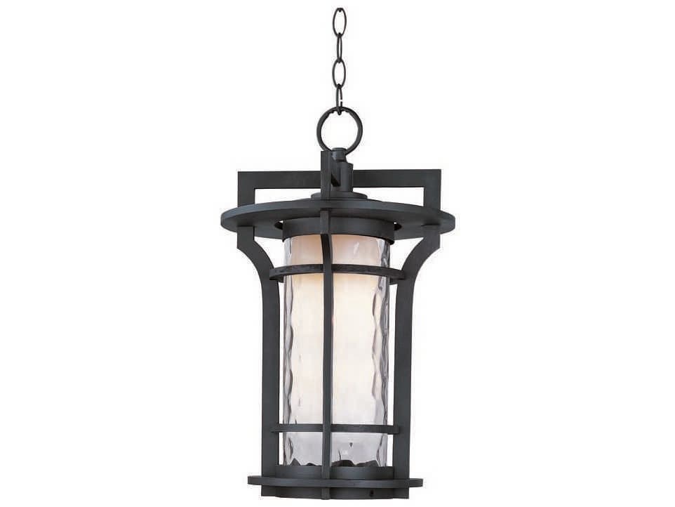 Maxim Lighting Oakville & Water Glass Incandescent Outdoor Hanging Light