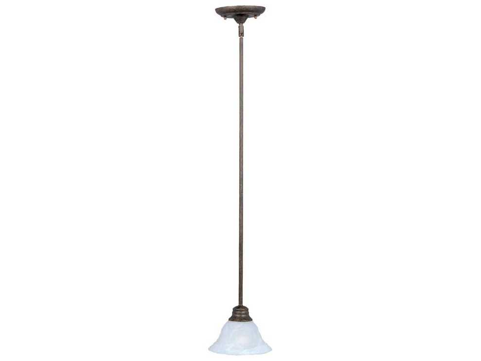 Maxim Lighting Pacific 1-Light Kentucky Bronze Glass Bell Pendant