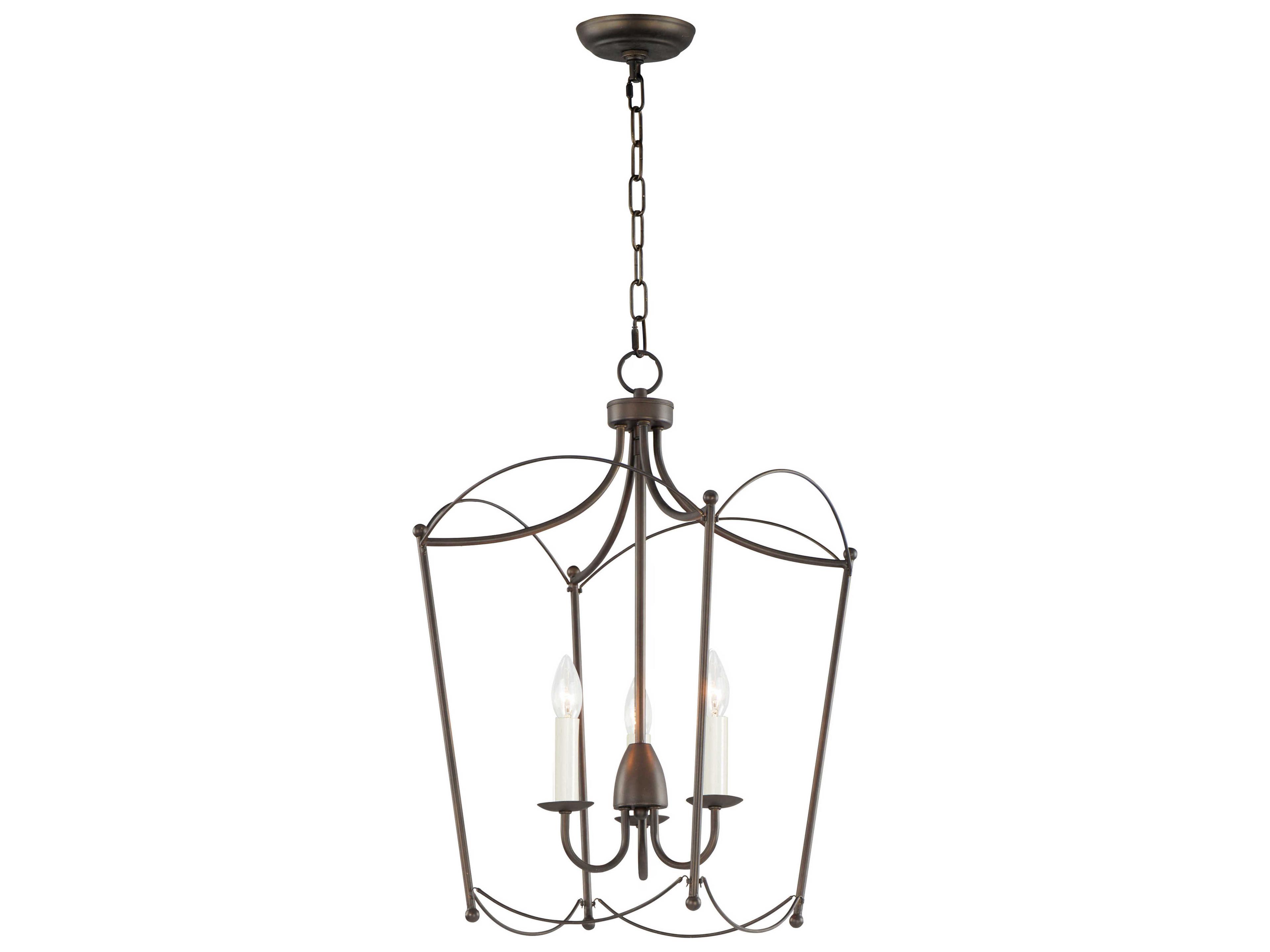 Maxim Lighting Plumette 3-Light Chestnut Bronze Candelabra Chandelier
