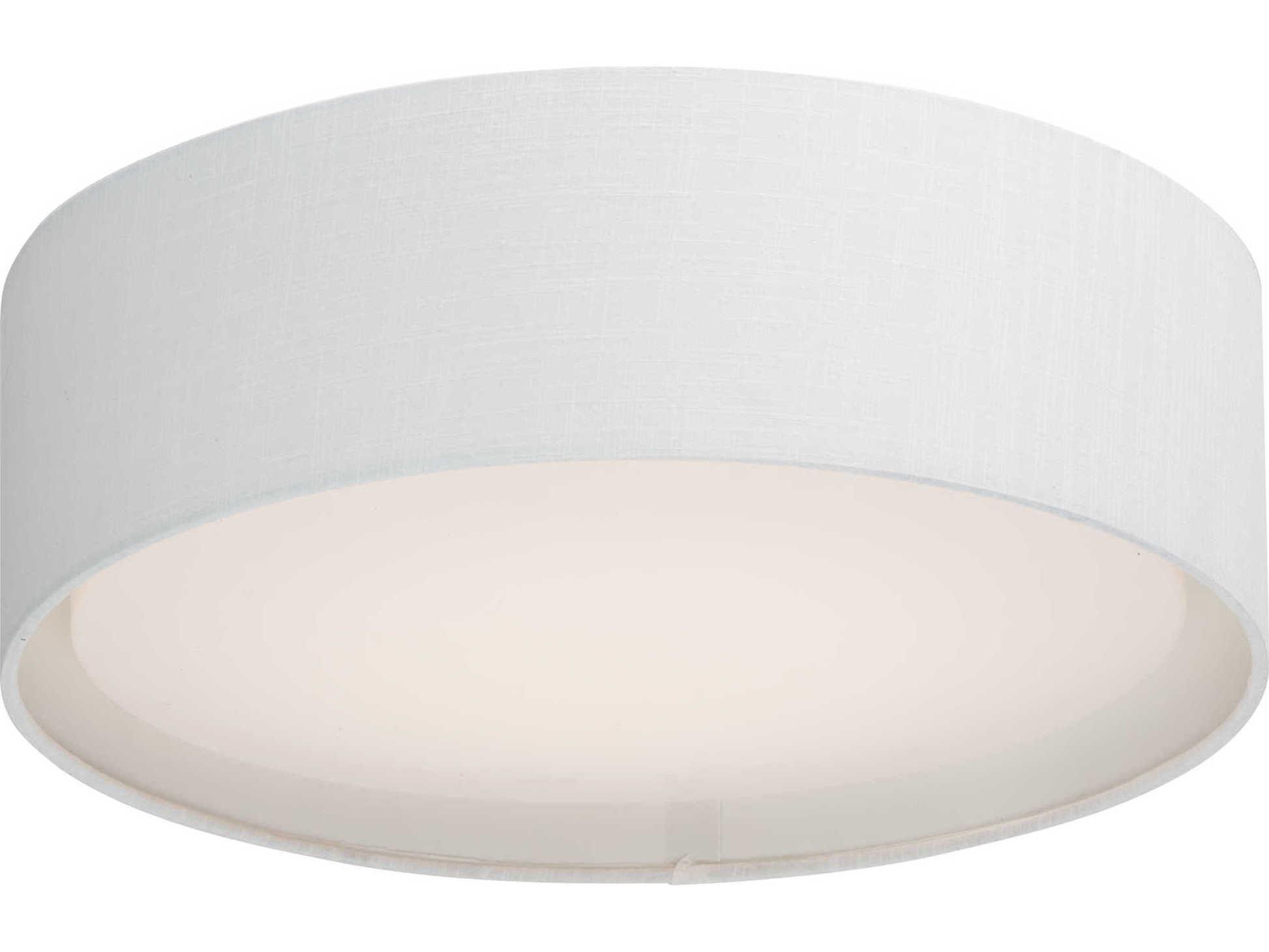 Maxim Lighting Prime 3-Light White LED Drum Flush Mount