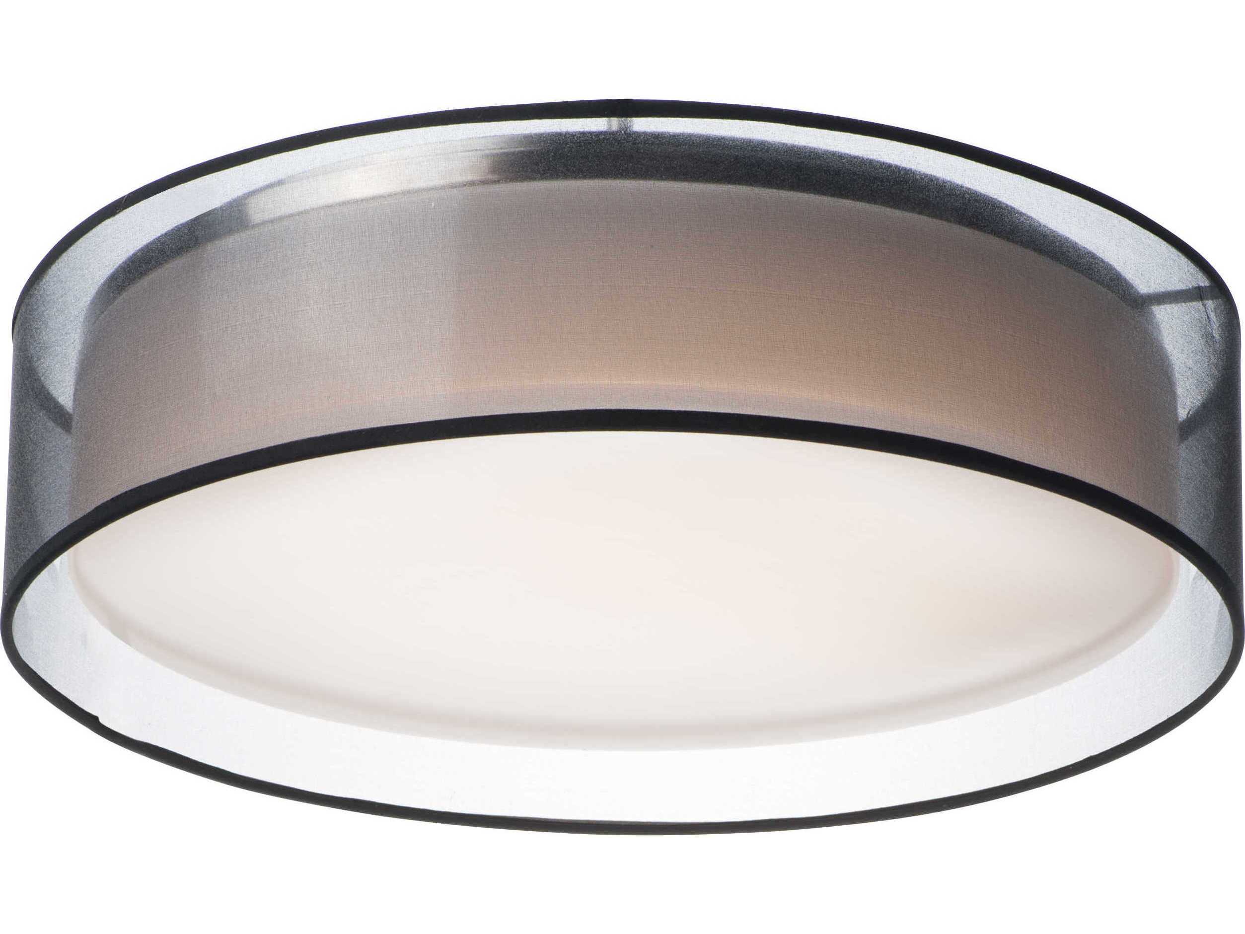 Maxim Lighting Prime 5-Light Black LED Drum Flush Mount