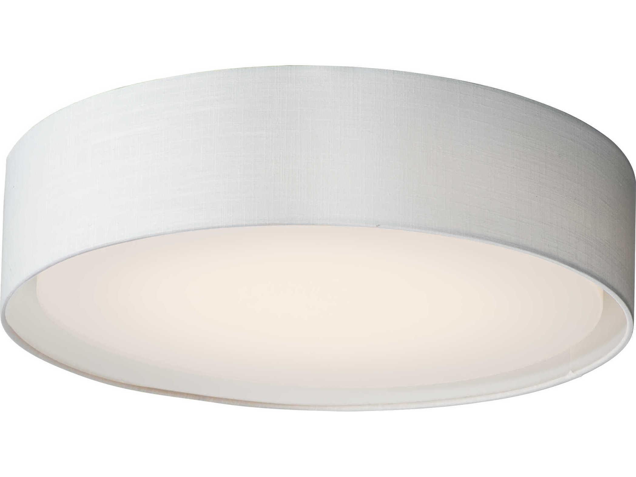 Maxim Lighting Prime 5-Light White LED Drum Flush Mount