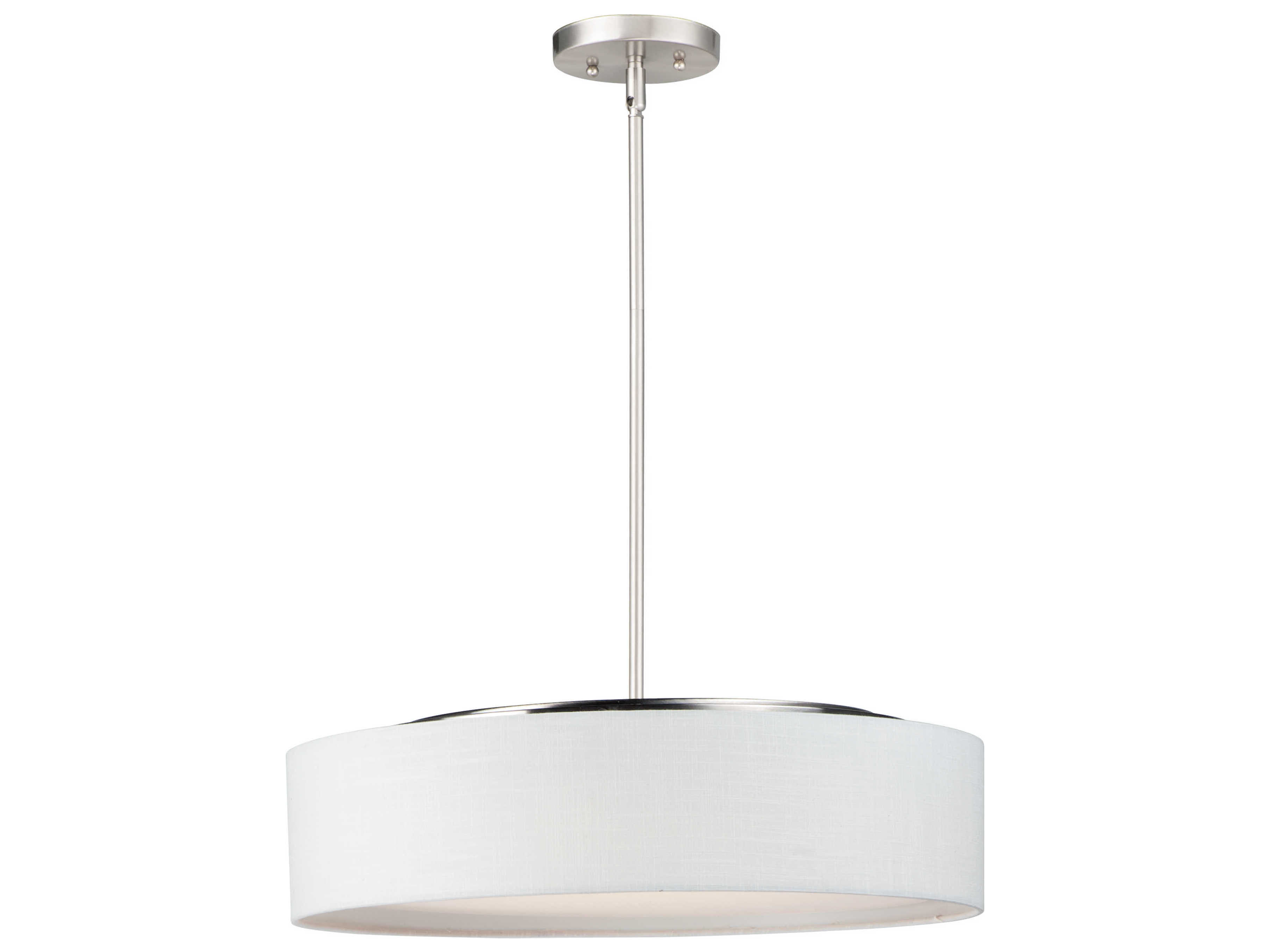 Maxim Lighting Prime 5-Light Satin Nickel LED Drum Pendant