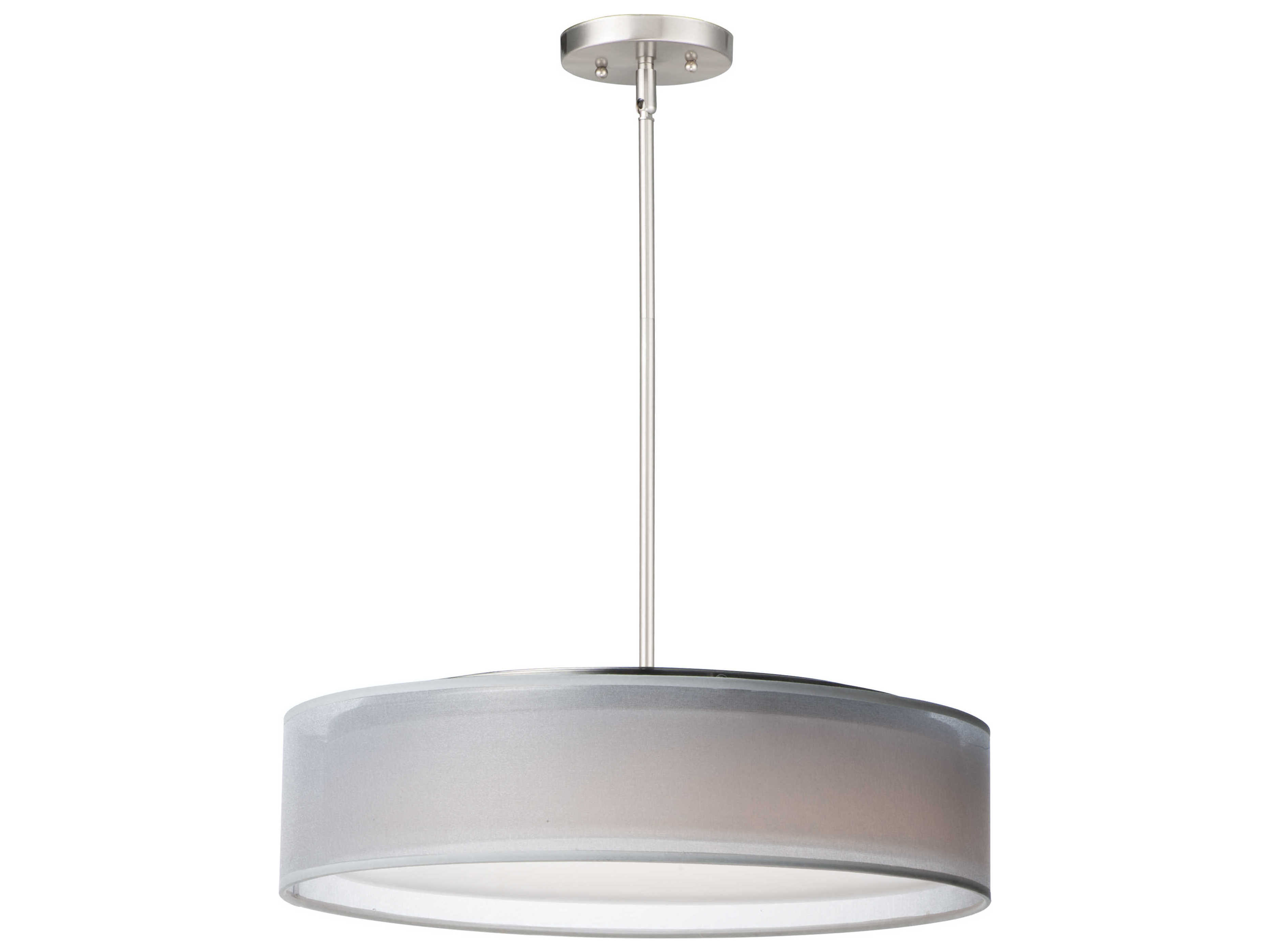 Maxim Lighting Prime 5-Light Satin Nickel LED Drum Pendant