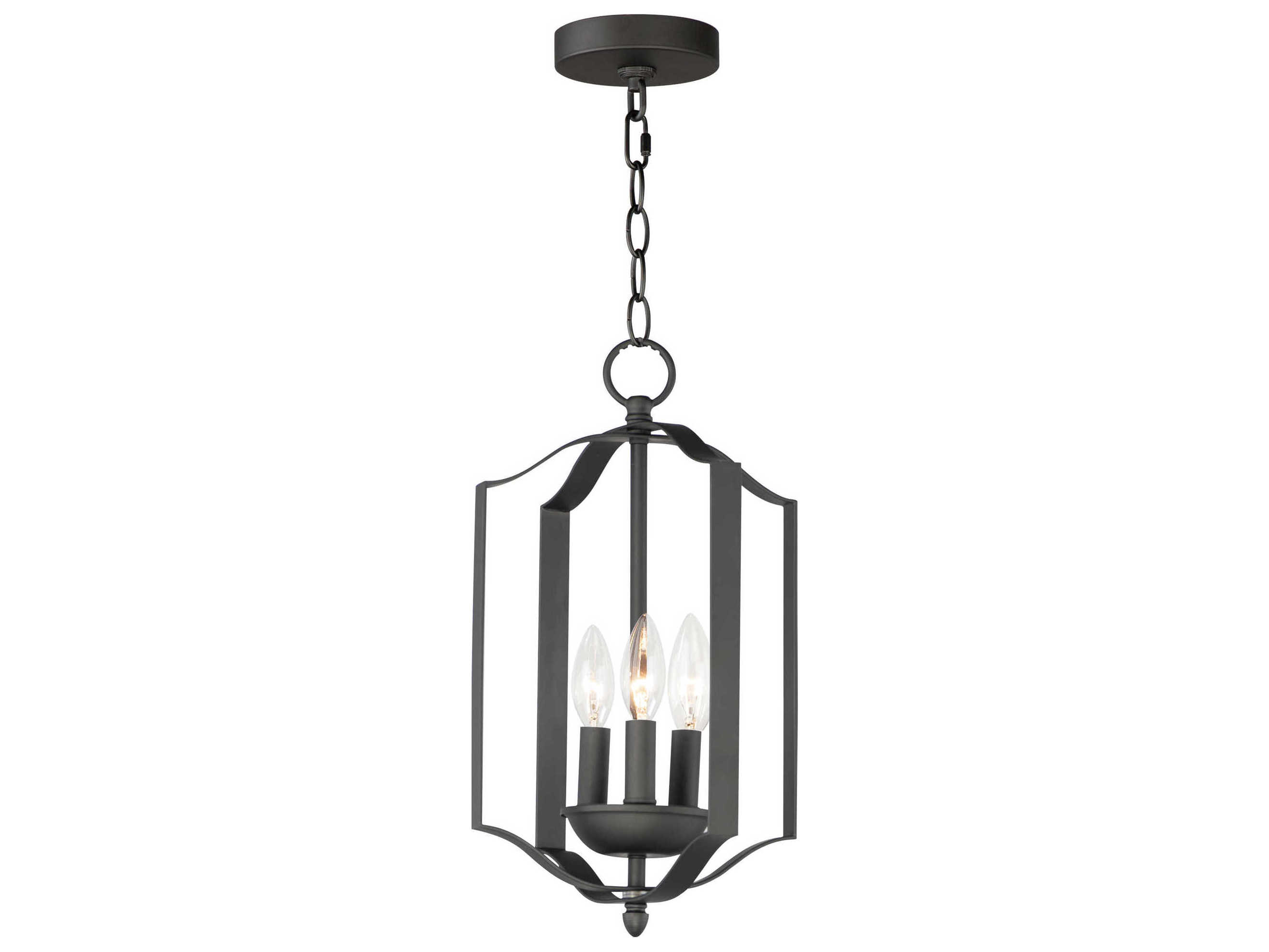 Maxim Lighting Provident 3-Light Black Candelabra Chandelier