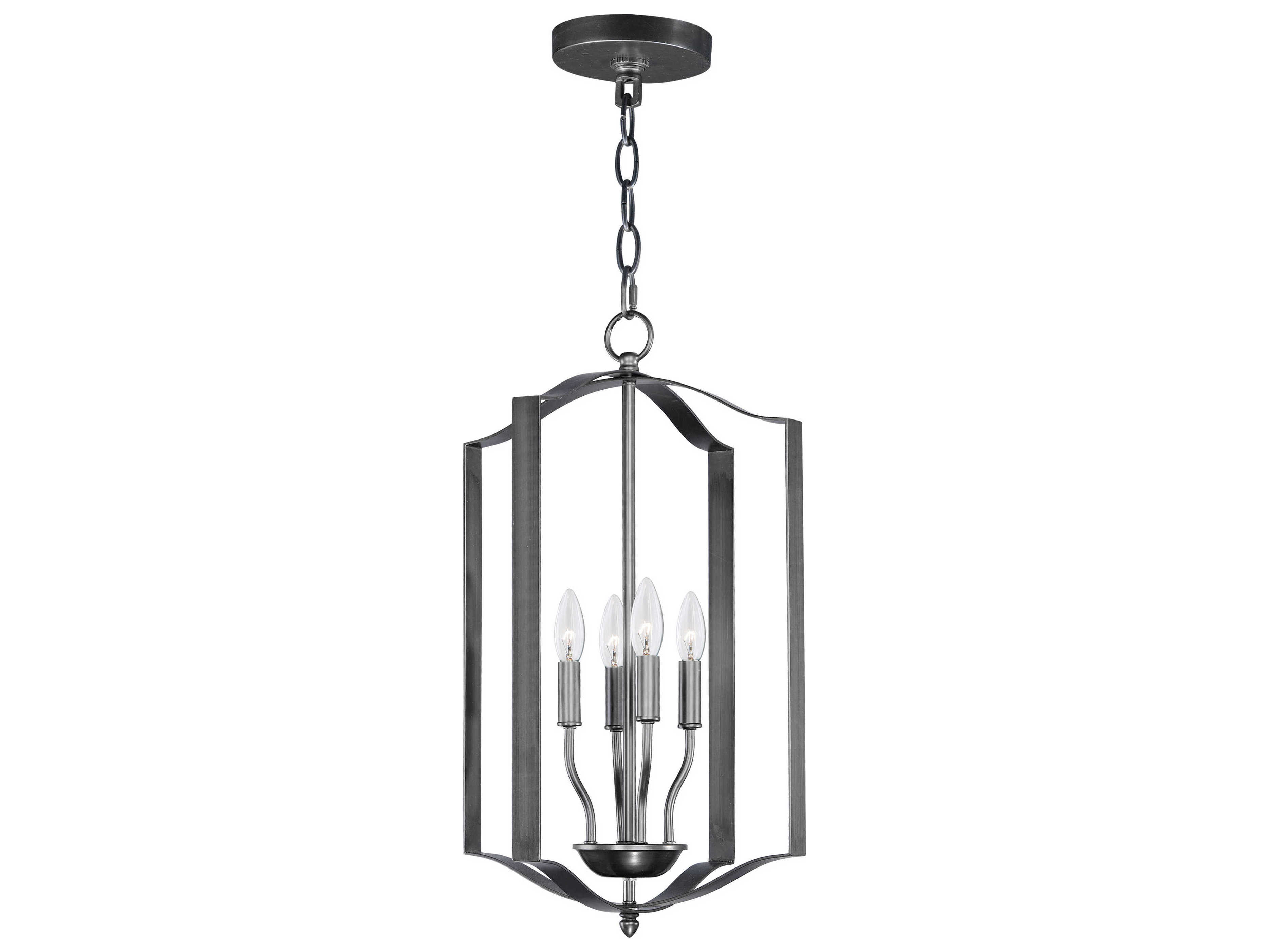 Maxim Lighting Provident 4-Light Black Candelabra Chandelier