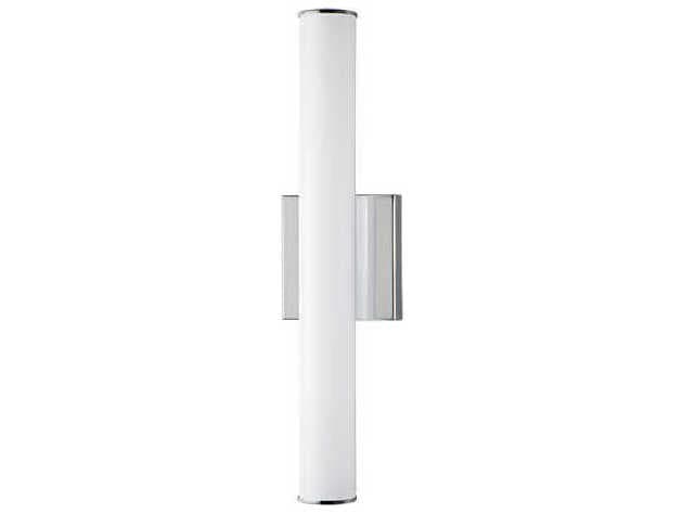 Maxim Lighting Rail 1-Light Polished Chrome Silver LED Vanity Light