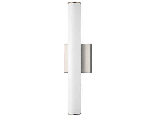 Maxim Lighting Rail 1-Light Satin Nickel White LED Vanity Light