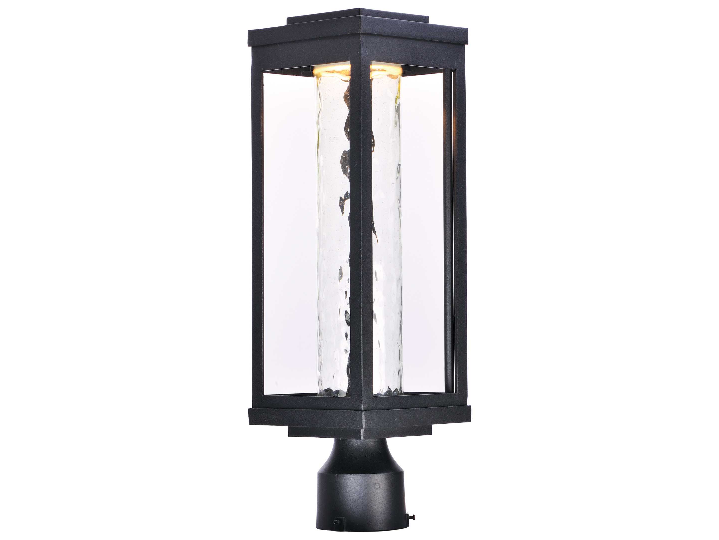 Maxim Lighting Salon with Water Glass LED Outdoor Post Light