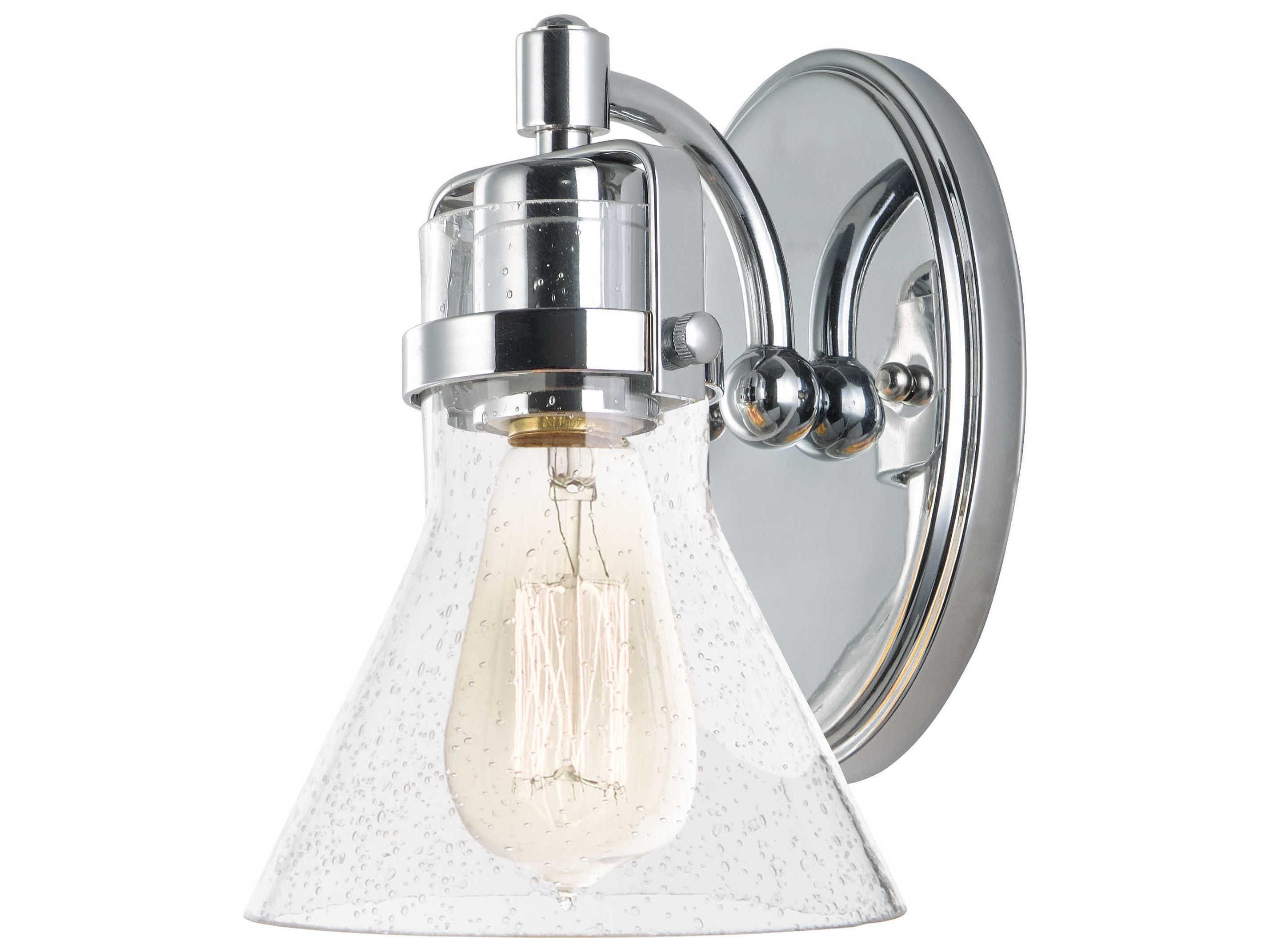 Maxim Lighting Seafarer 1-Light Polished Chrome Wall Sconce