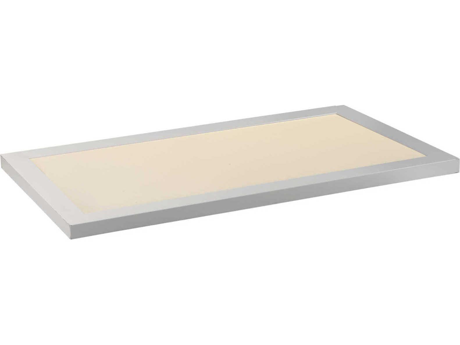 Maxim Lighting Sky Panel 1-Light White Glass LED Linear Flush Mount
