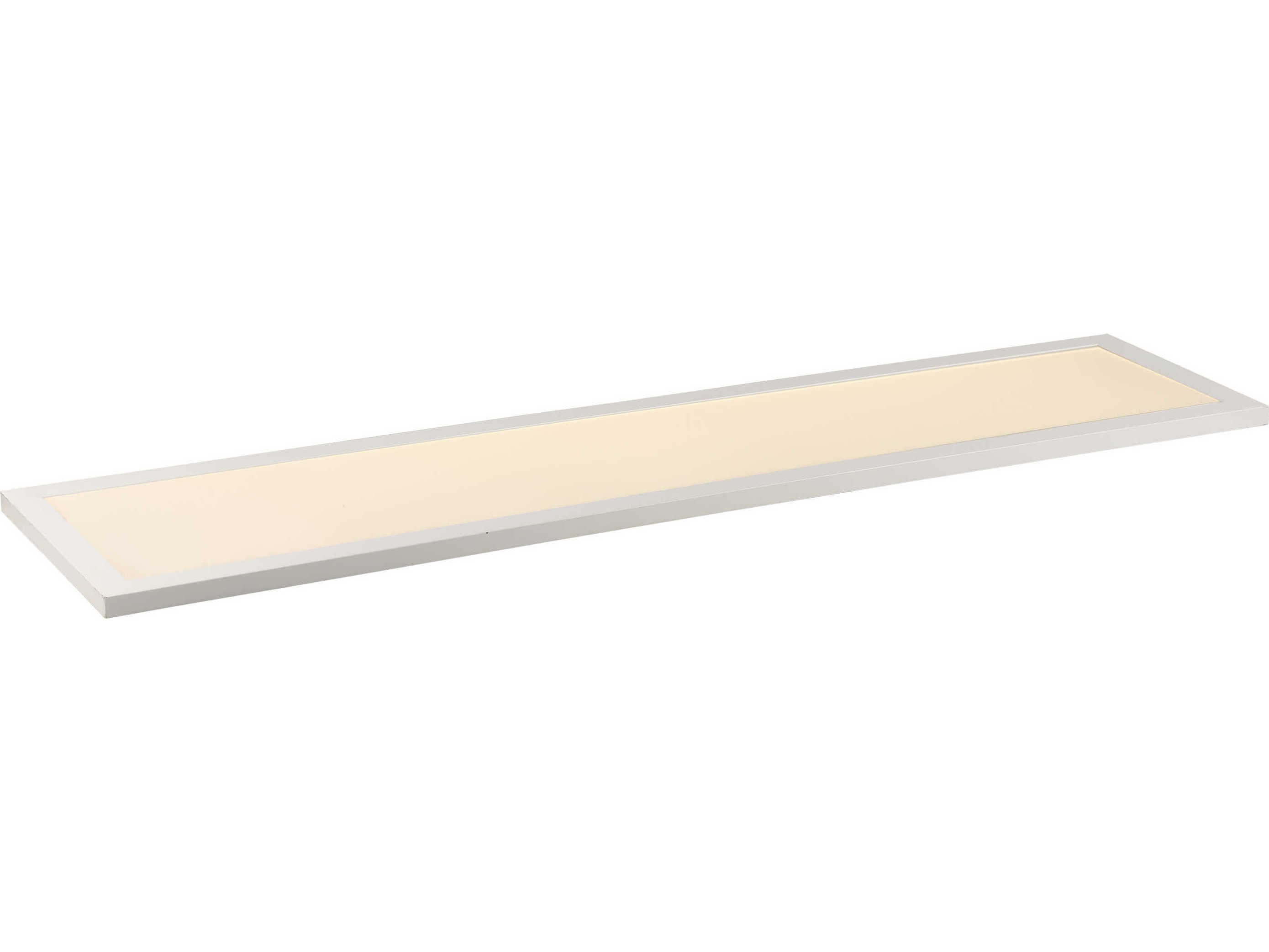 Maxim Lighting Sky Panel 1-Light White Glass LED Linear Flush Mount