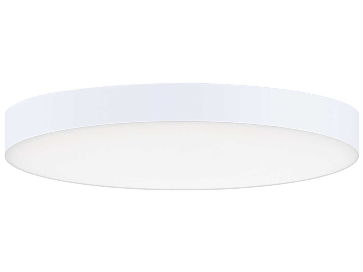 Maxim Lighting Trim 1-Light White LED Round Flush Mount